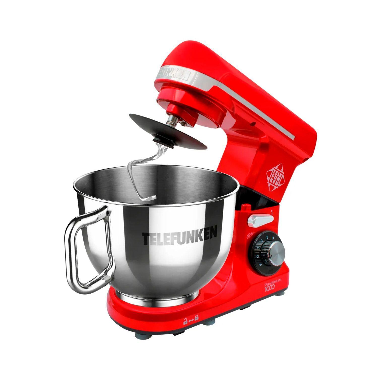 Batidora de Pedestal Telefunken Planetarium 1000 Rojo 5.7L 1100W-2