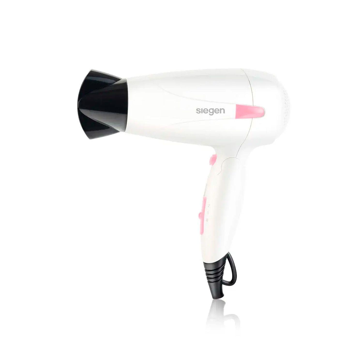 Secador de Pelo Siegen SG-3012C48 Let's Go Travel Blanco-0