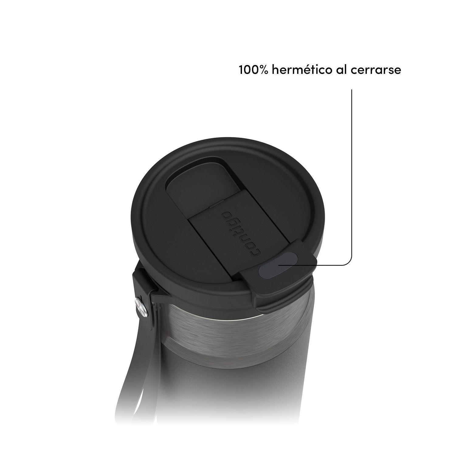 Botella Termica Contigo Dual Sip 710ml Negro Gunmetal-2