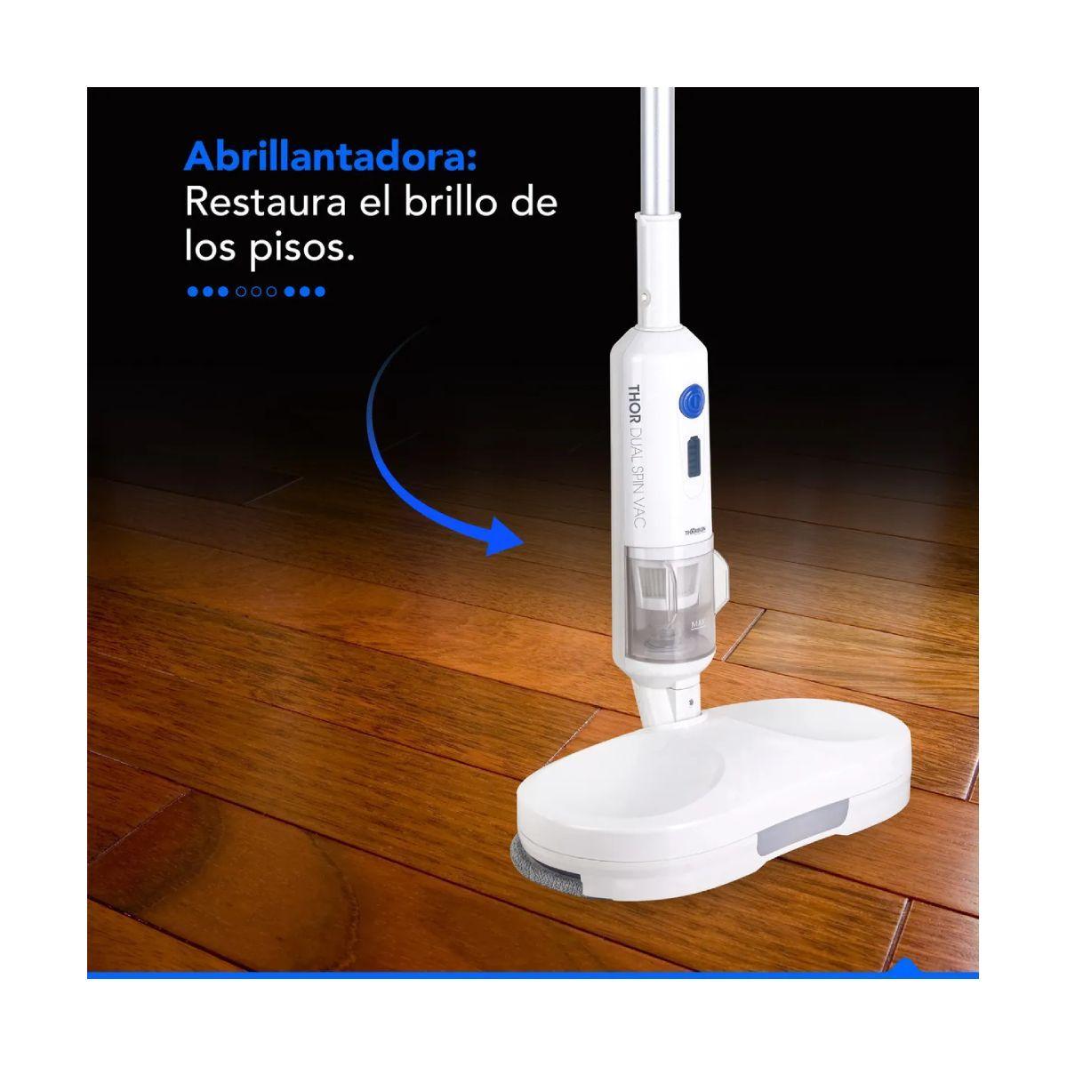 Pulidora, mopa y aspiradora Thorben Dual Spin Vac-3