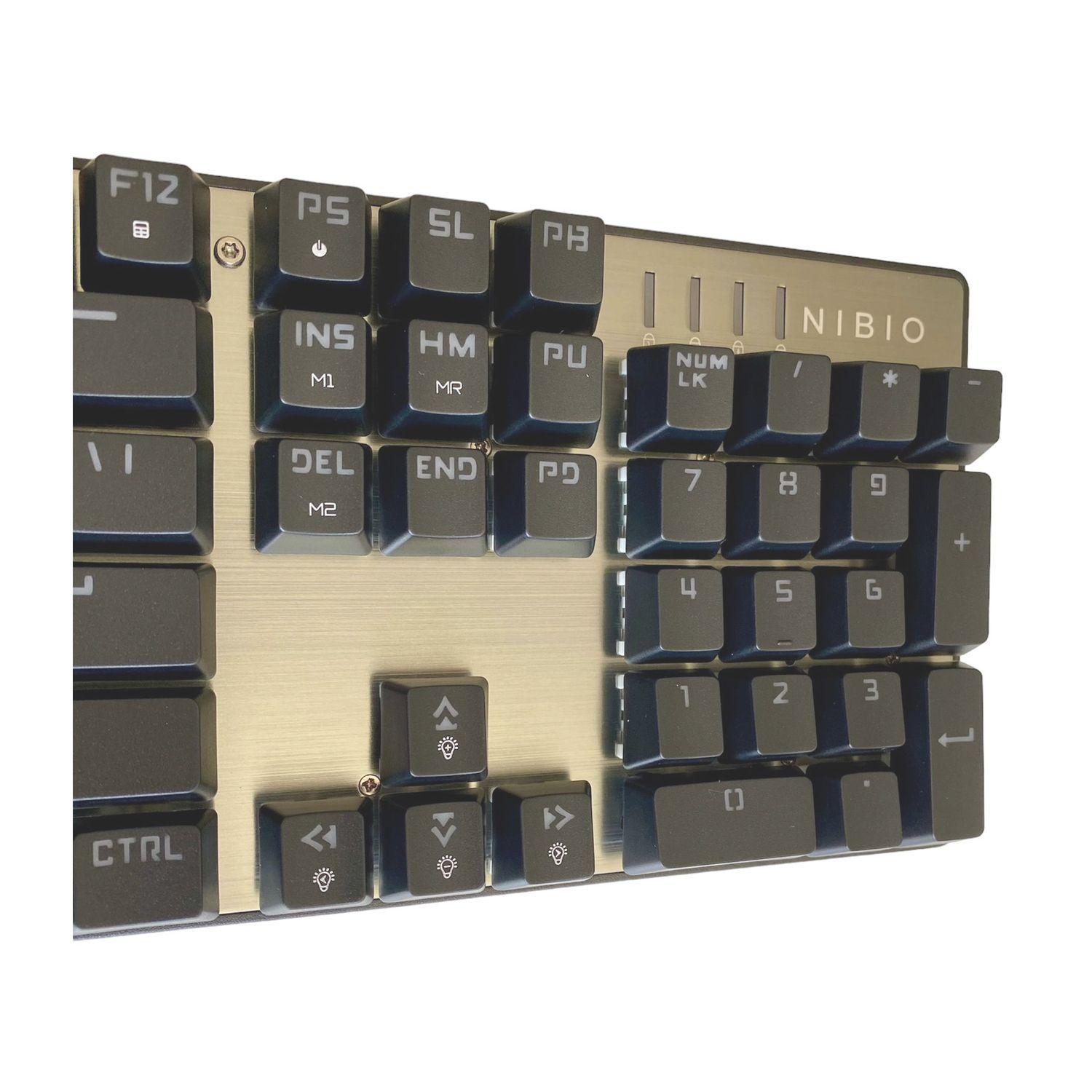 Teclado Gamer Mecanico Nibio Impact RGB Inglés EN-4