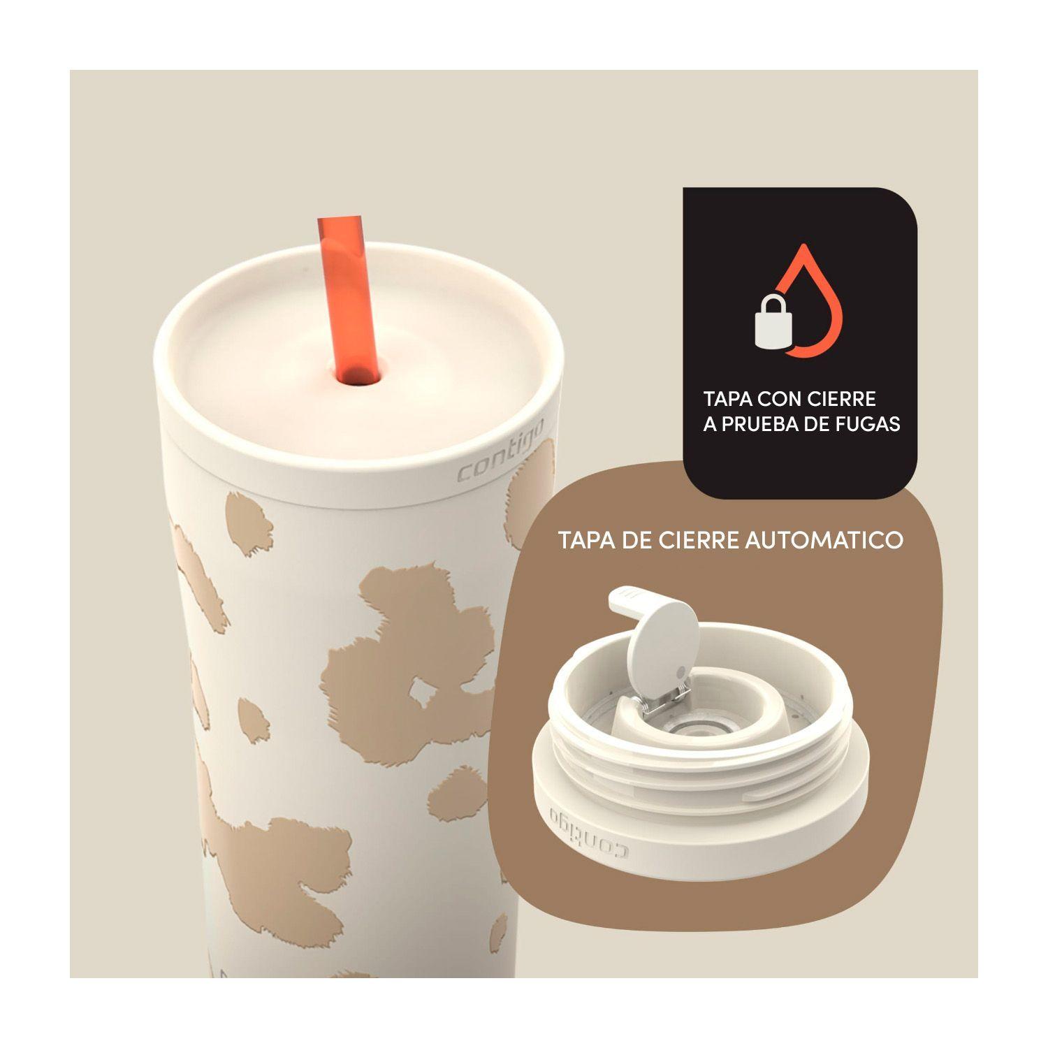 Botella Termica Contigo Streeterville 710ml Antifugas Oatmilk Cowhide-2