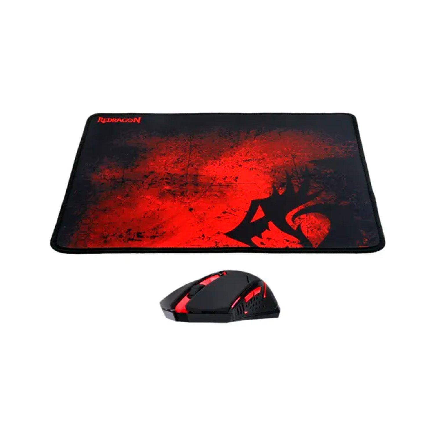 Kit Gamer Redragon Mouse Inalámbrico + Mousepad M601WL-BA-2