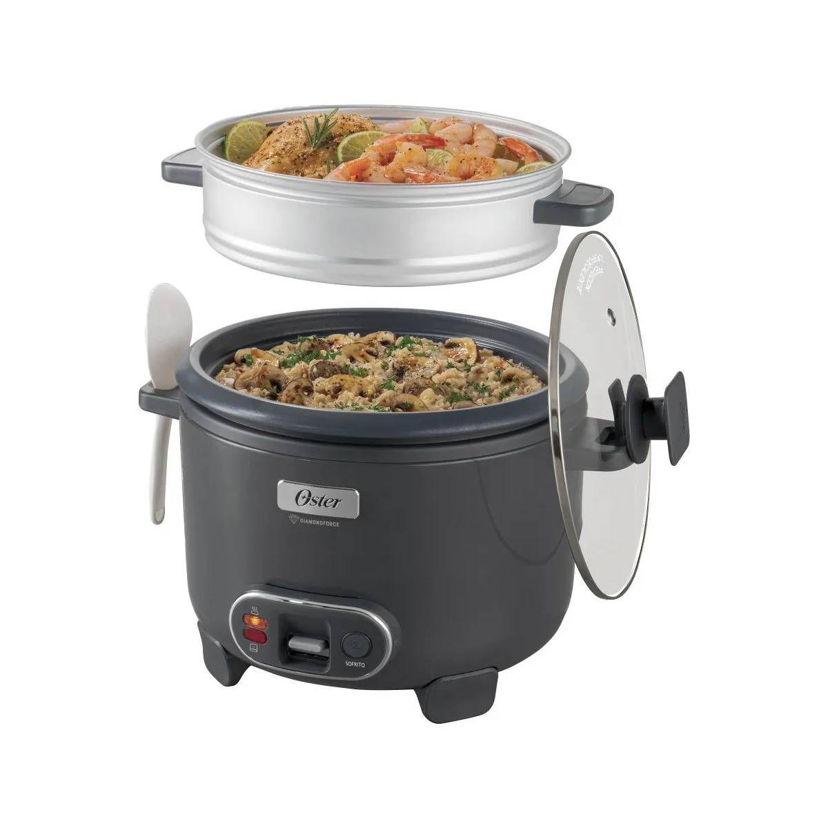 Arrocera 3 En 1 Oster 12 Tazas Diamond Force CKSTRC12DFSKE-7