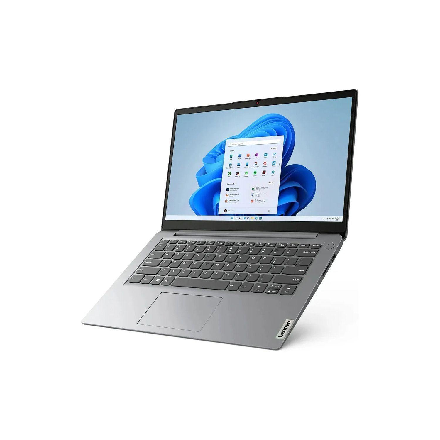 Notebook Lenovo IdeaPad Celeron 4GB 128GB 14' HD Win11 Gris-3