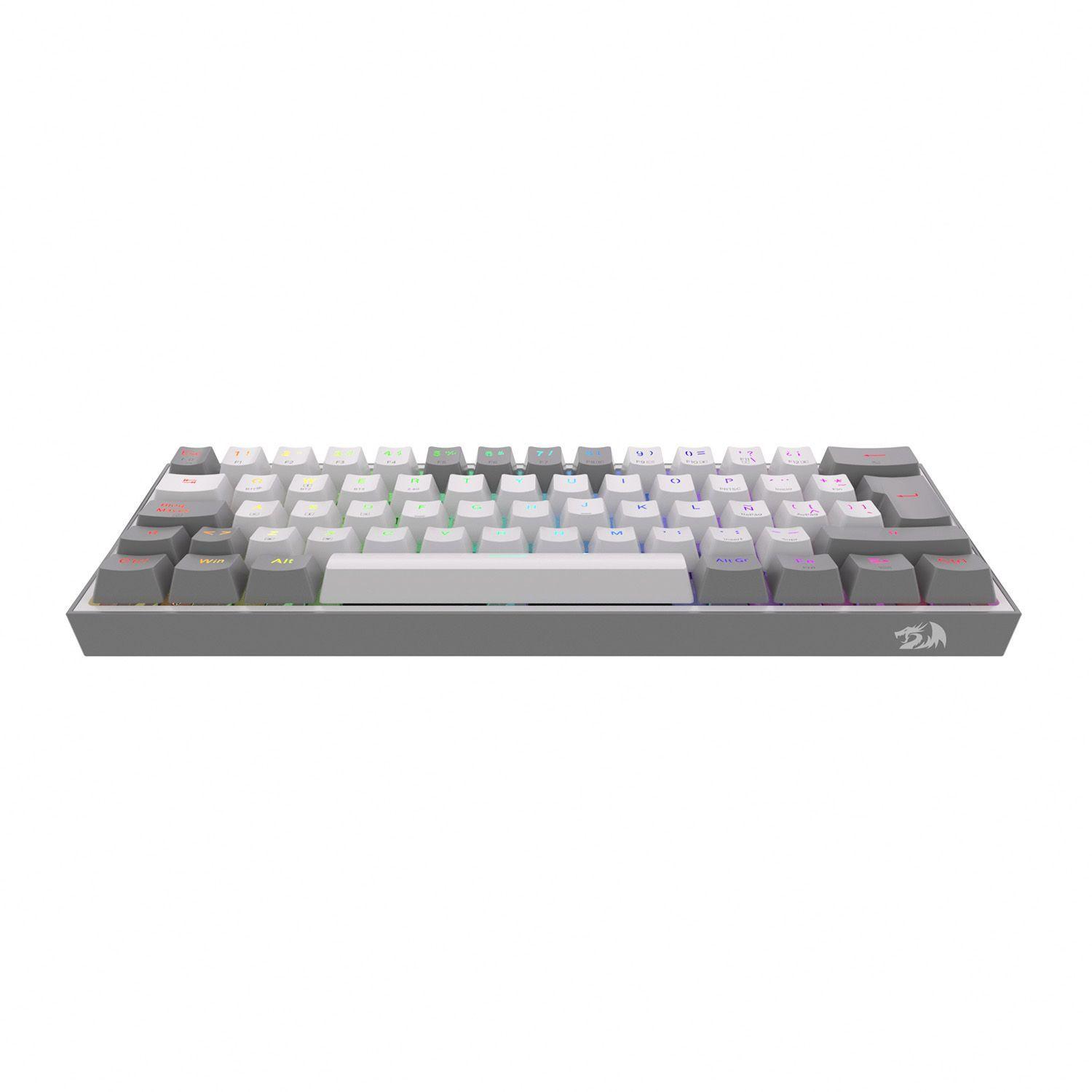 Teclado Inalámbrico Redragon Fizz Pro K616-RGB White/Grey-2
