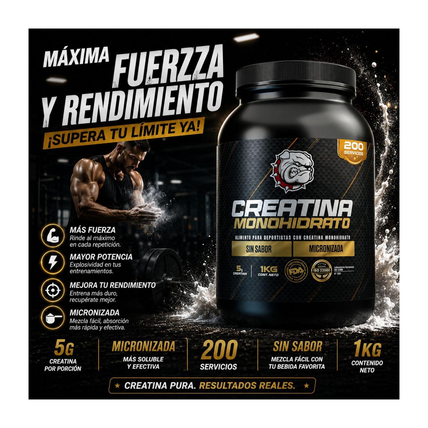 Creatina Monohidratada Strongest 1kg-1