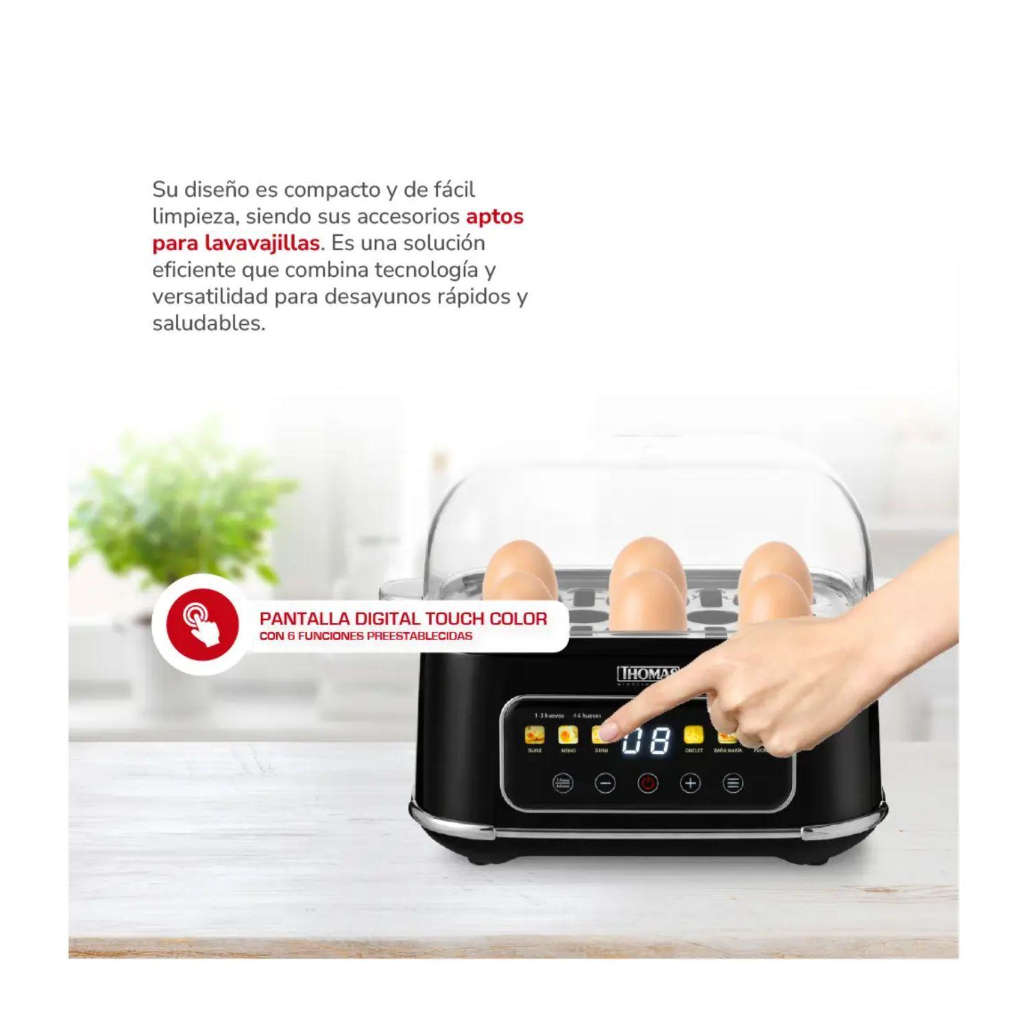 Cocedor de huevos Thomas TH 85DC Egg Touch DigitalPro 6-2