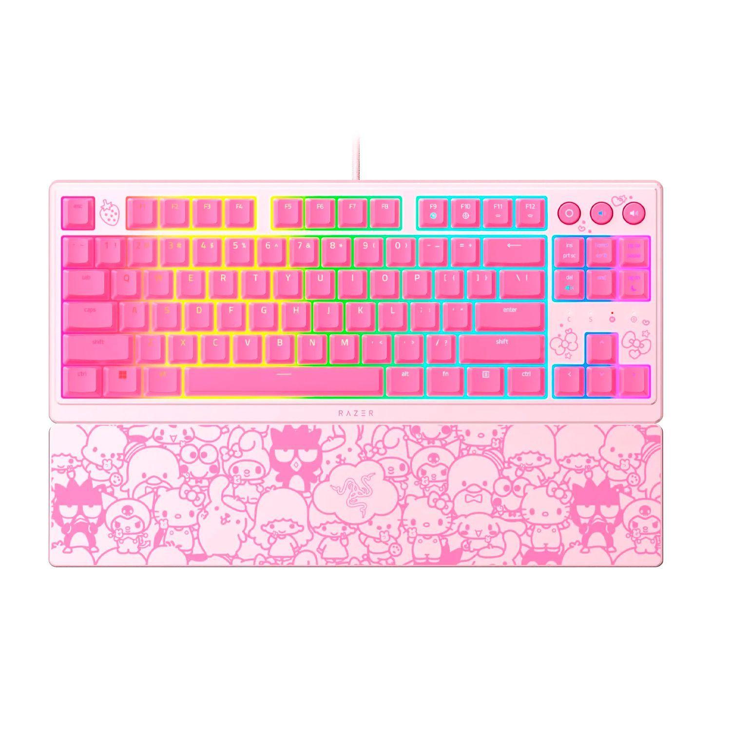 Teclado Gamer Razer Ornata V3 TKL Hello Kitty and Friends Inglés-0