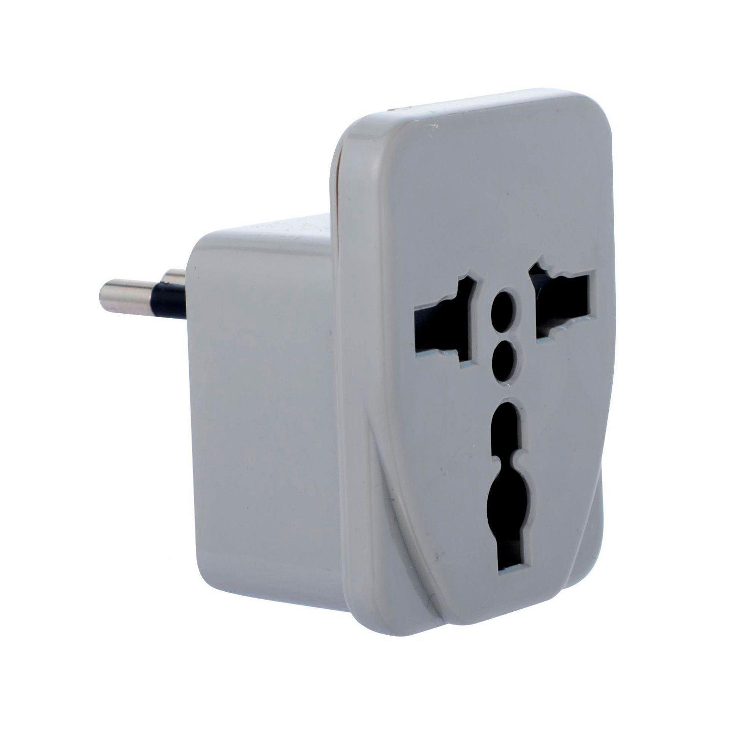 Enchufe Adaptador Multinorma Rema Gris 1299 10A 250V-0