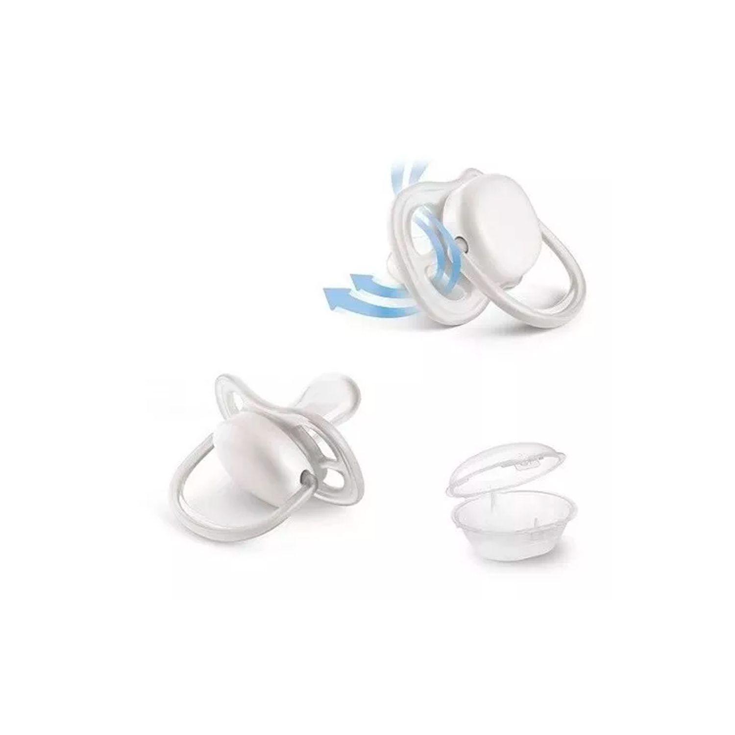 Chupete Avent Ultra Air SCF081/13 Blanco 0-6m 1UN-3