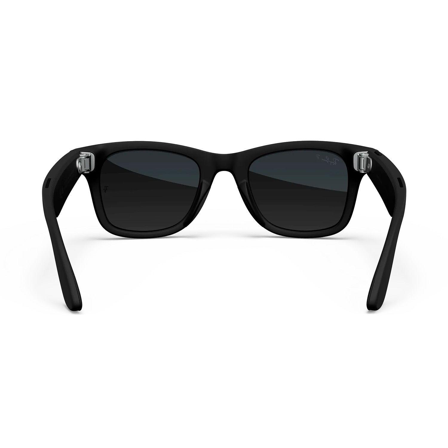 Lentes Inteligentes Ray Ban Meta Wayfarer Gen 1 Matte Black Polarizado Gradient Graphite-3