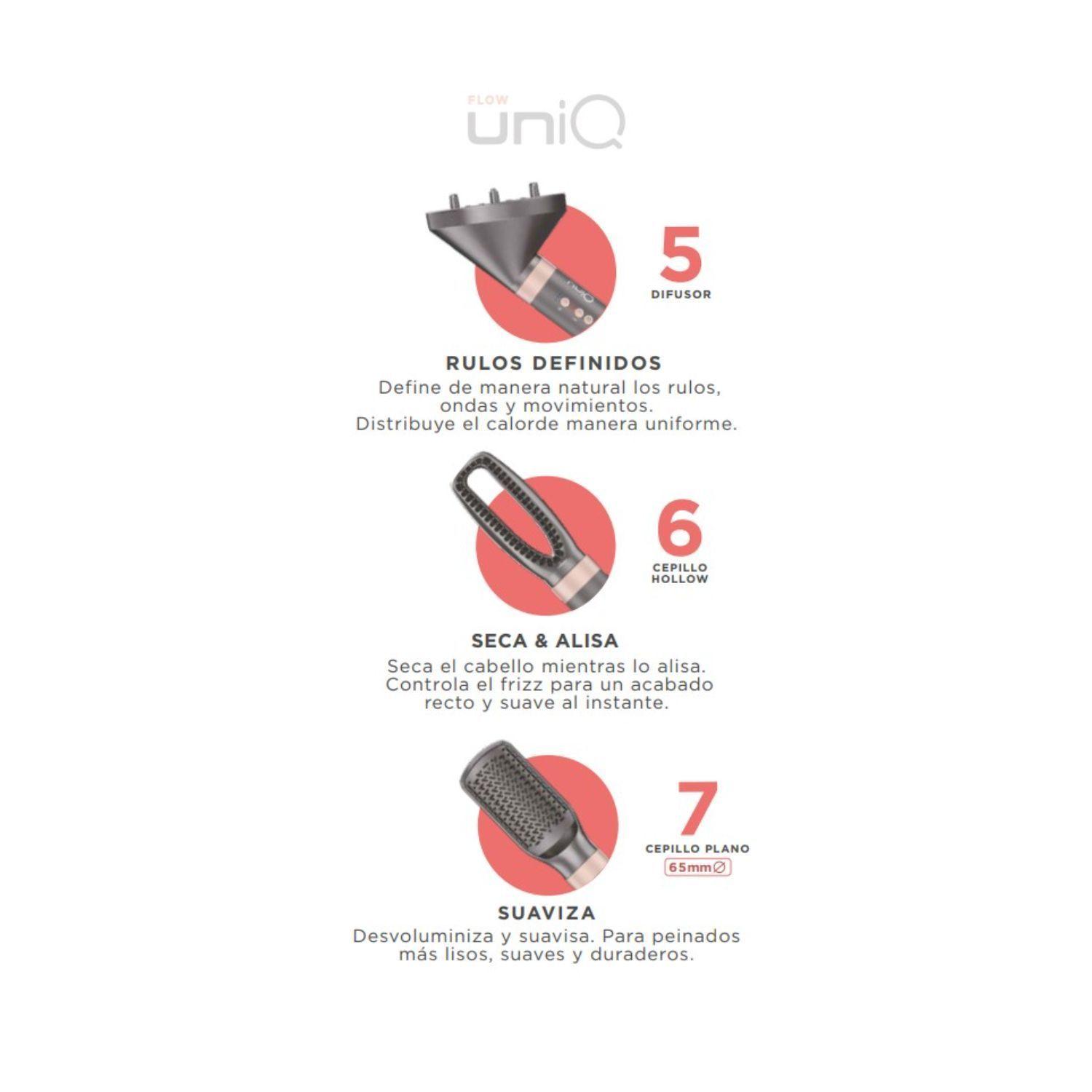 Cepillo Secador Gama Multistyler UniQ Styler Flow 12 en 1-2