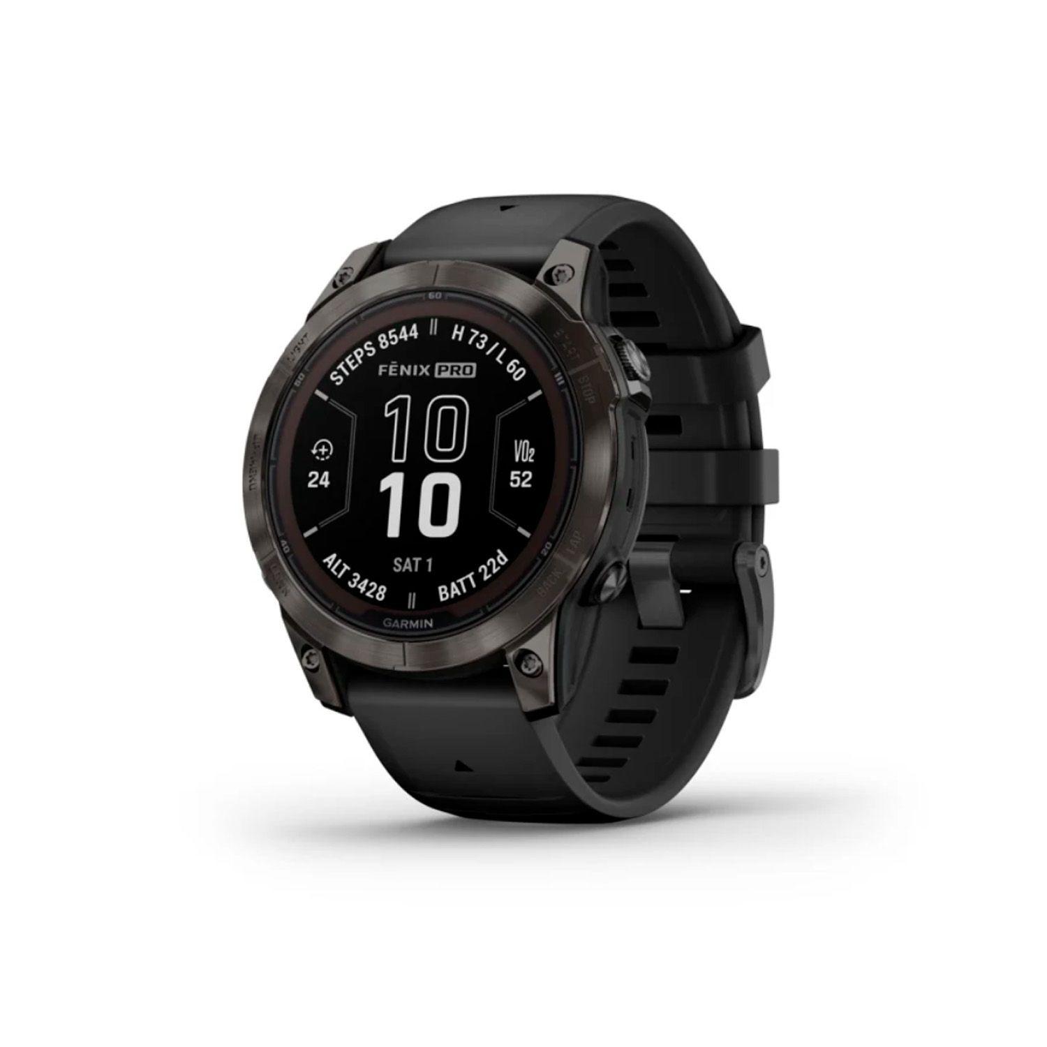 Reloj Garmin Fenix 7 Pro Saph Solar Carbon Grey 47mm-0