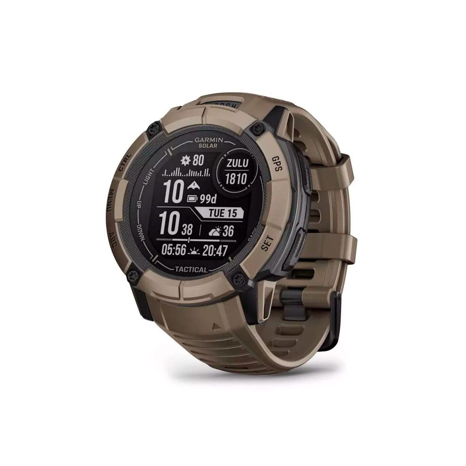 Reloj Garmin Instinct 2X Solar 50mm Tactical Edition Rugged-0