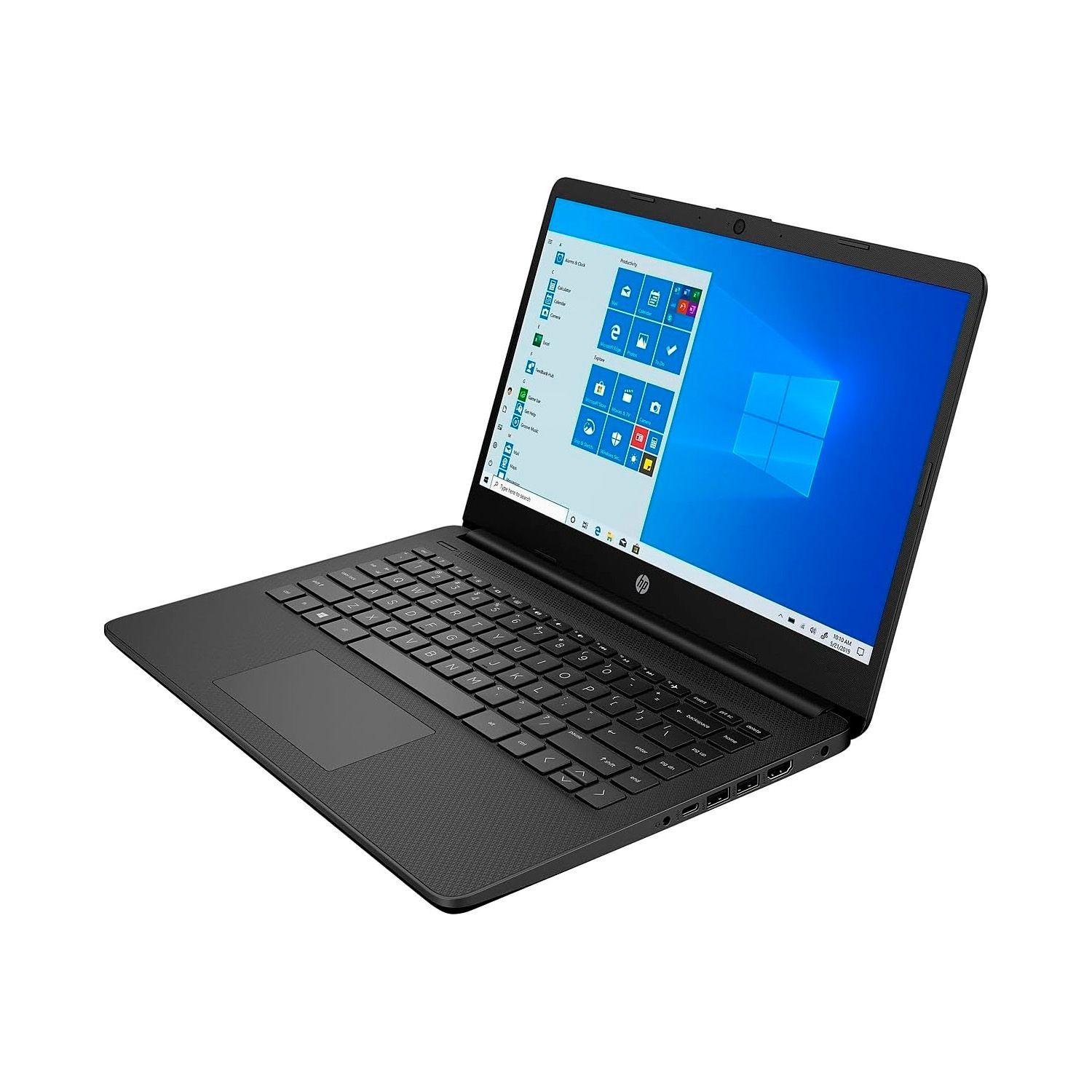Notebook HP Celeron 4GB 128GB 14" HD Win11 Jet Black-2