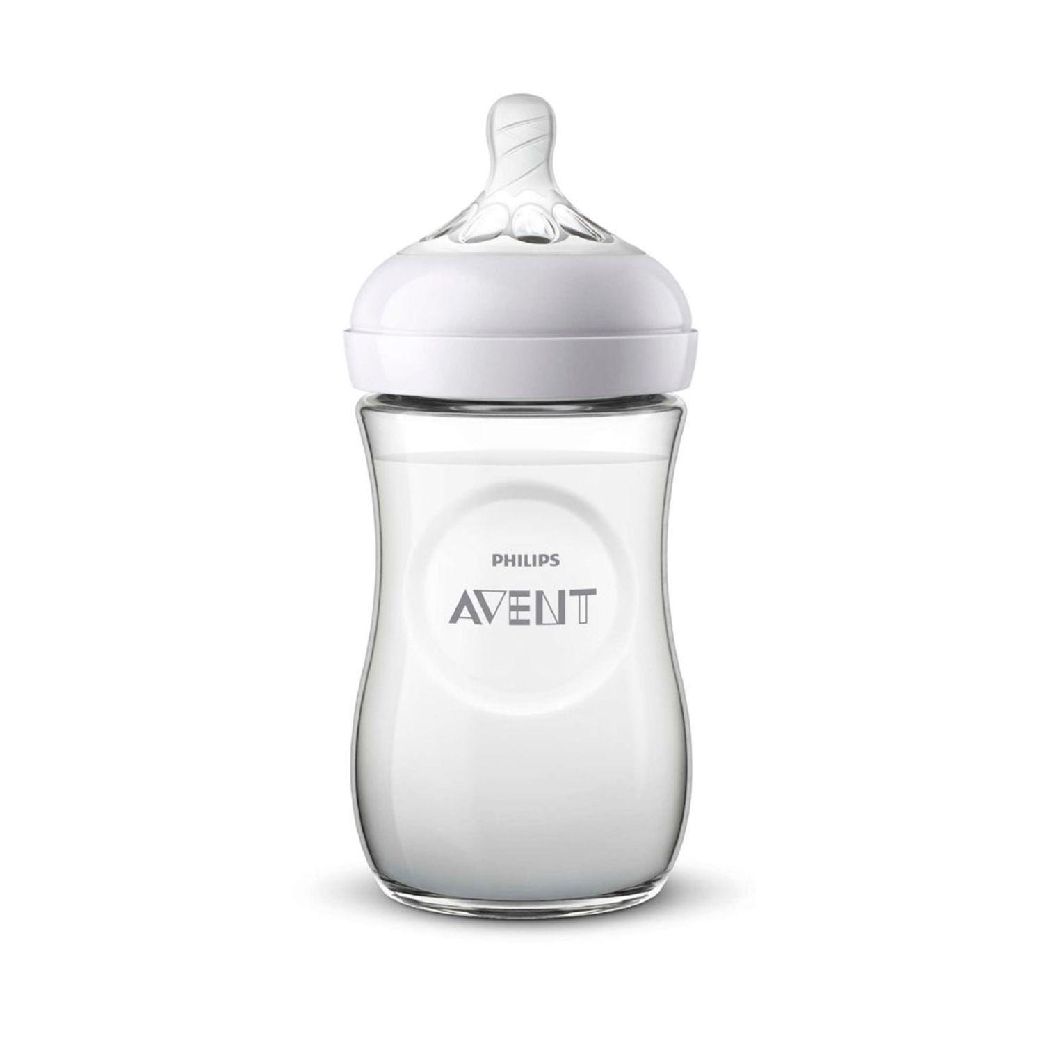 Mamadera Avent Natural 2.0 Flamenco 260ml Tetina flujo lento 1m+-1