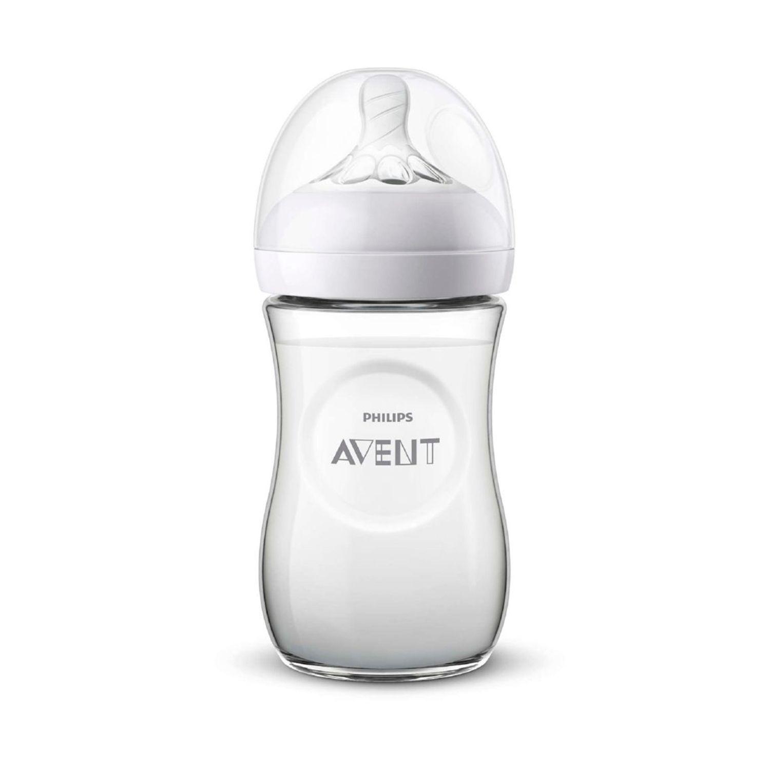 Mamadera Avent Natural 2.0 Flamenco 260ml Tetina flujo lento 1m+-2