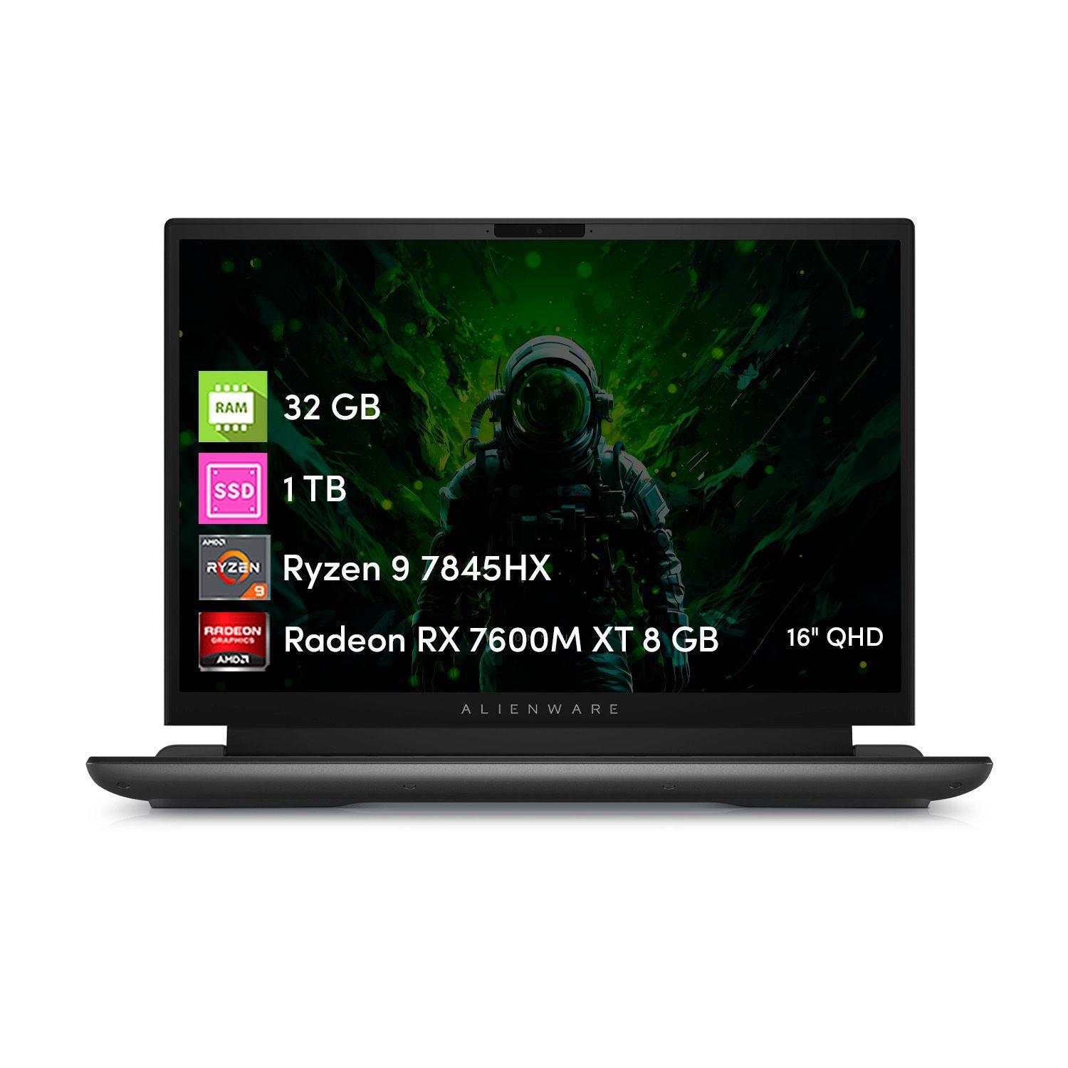 Notebook Dell Alienware M16 Ryzen9 32GB 1TBSSD RX7600M 16QHD-0