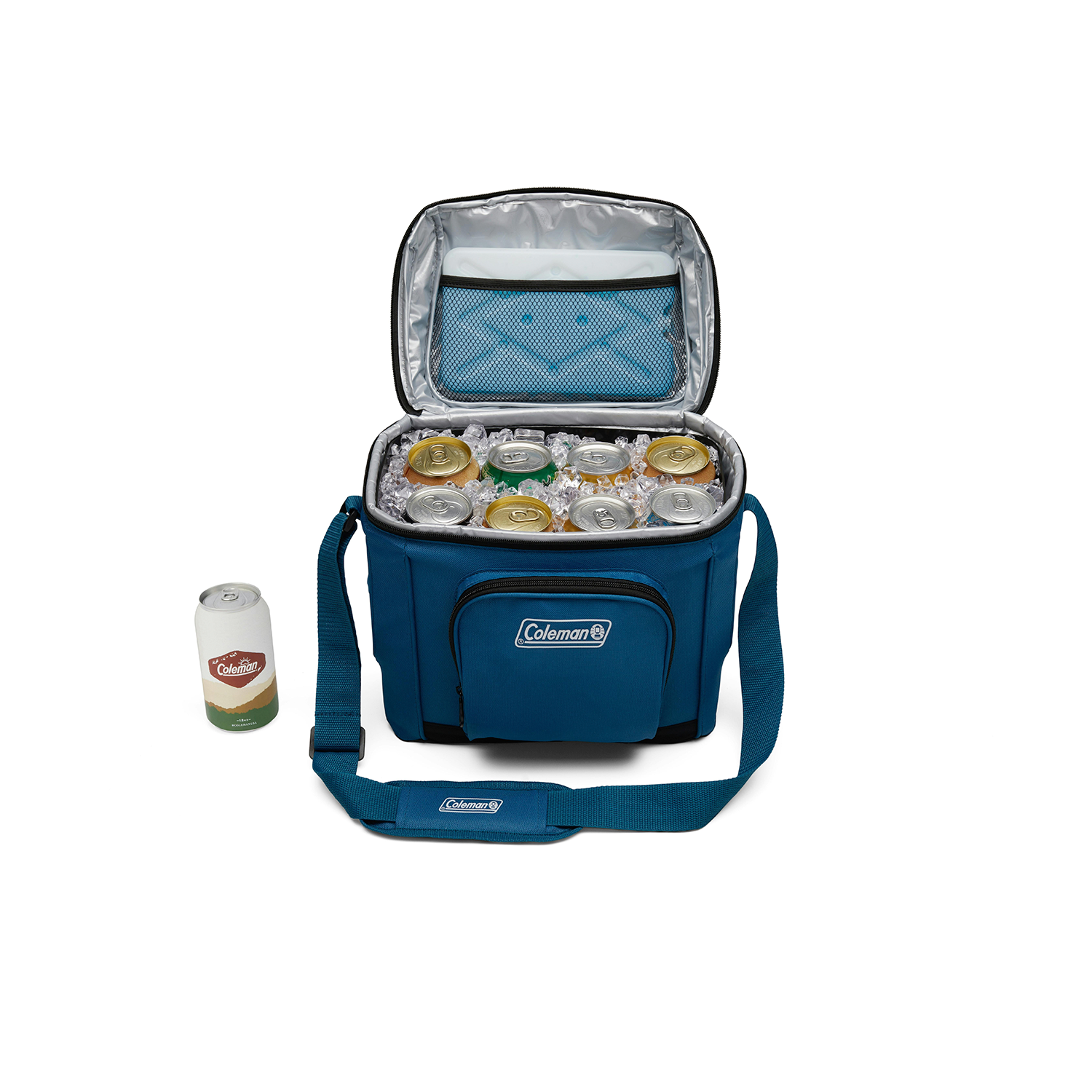 Cooler Portátil Blando Coleman 16 Latas Azul Profundo-3