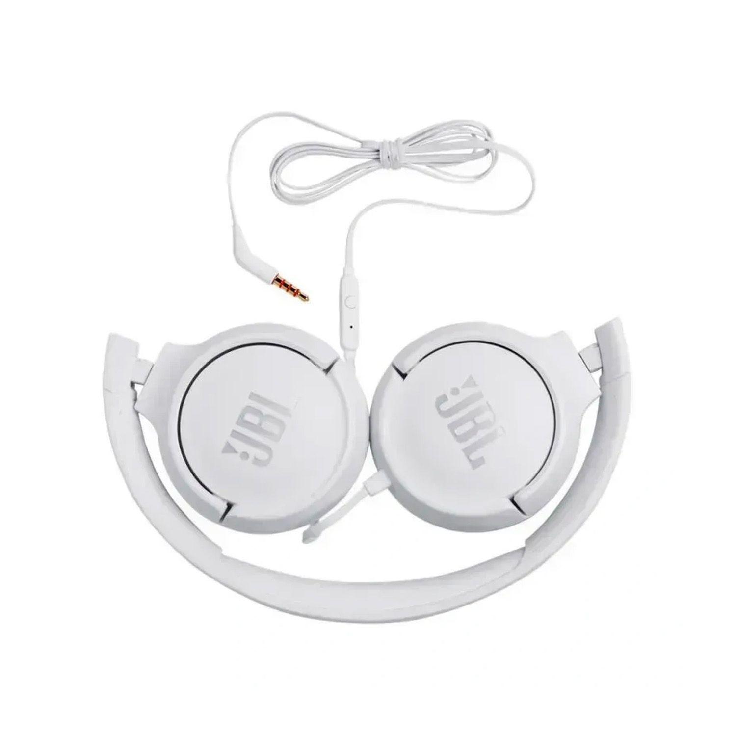 Audífonos JBL Tune 500 Plegables Blanco-2