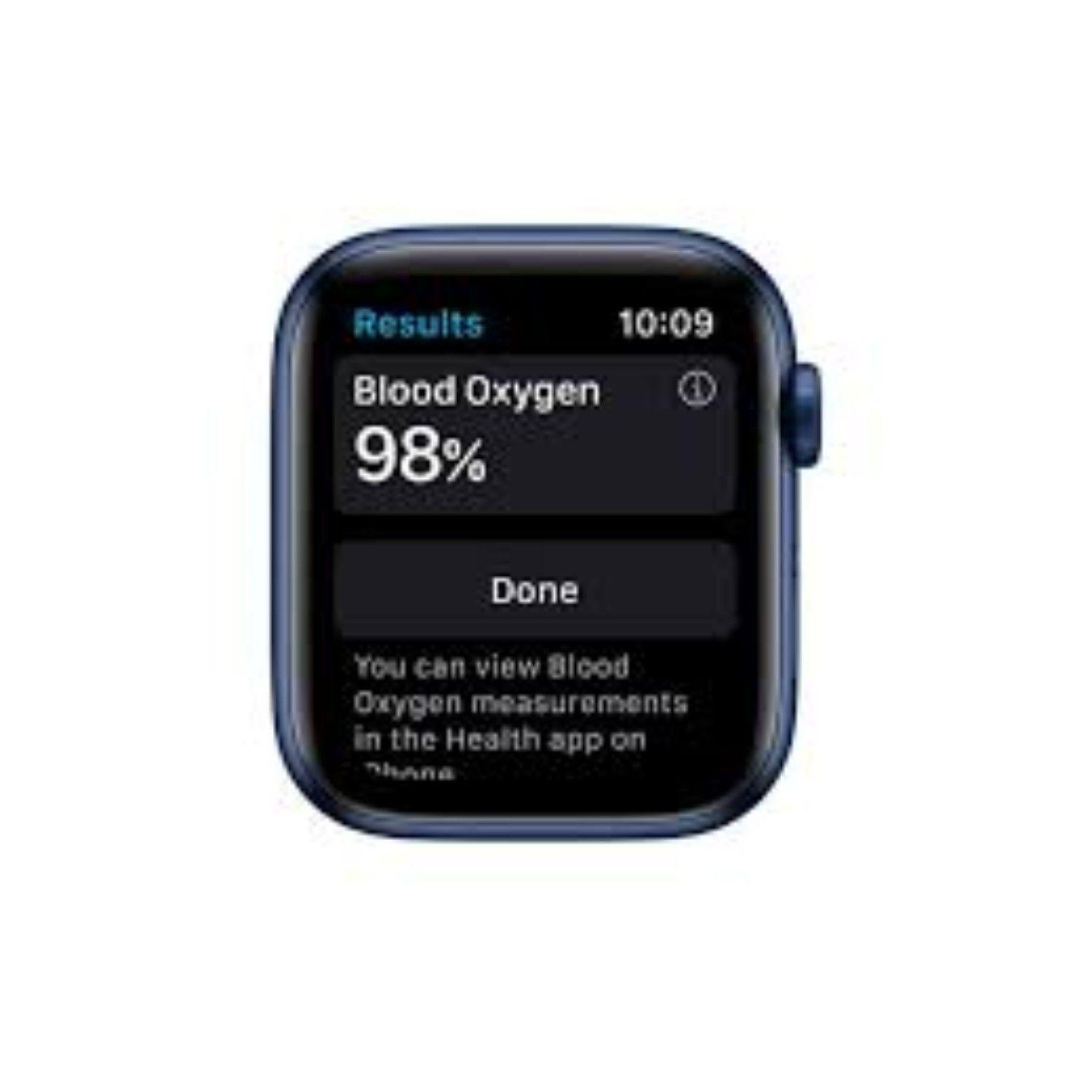 Reloj Apple Watch Series 6 44mm GPS Wifi Blue Aluminion Case Deep Navy Sport Band-2