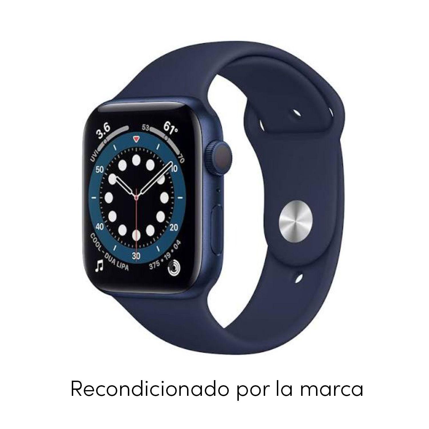 Reloj Apple Watch Series 6 44mm GPS Wifi Blue Aluminion Case Deep Navy Sport Band-4