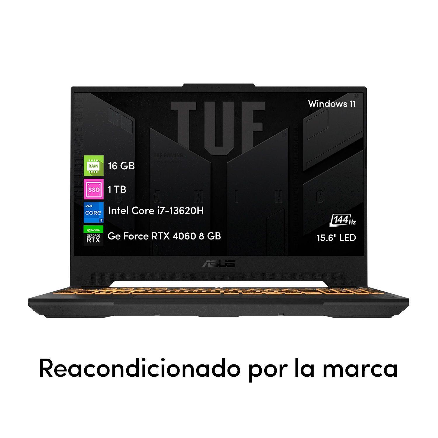 Notebook Gamer Asus Tuf Intel i7 13va 16GB 1TB SSD RTX4060 15.6 FHD-2
