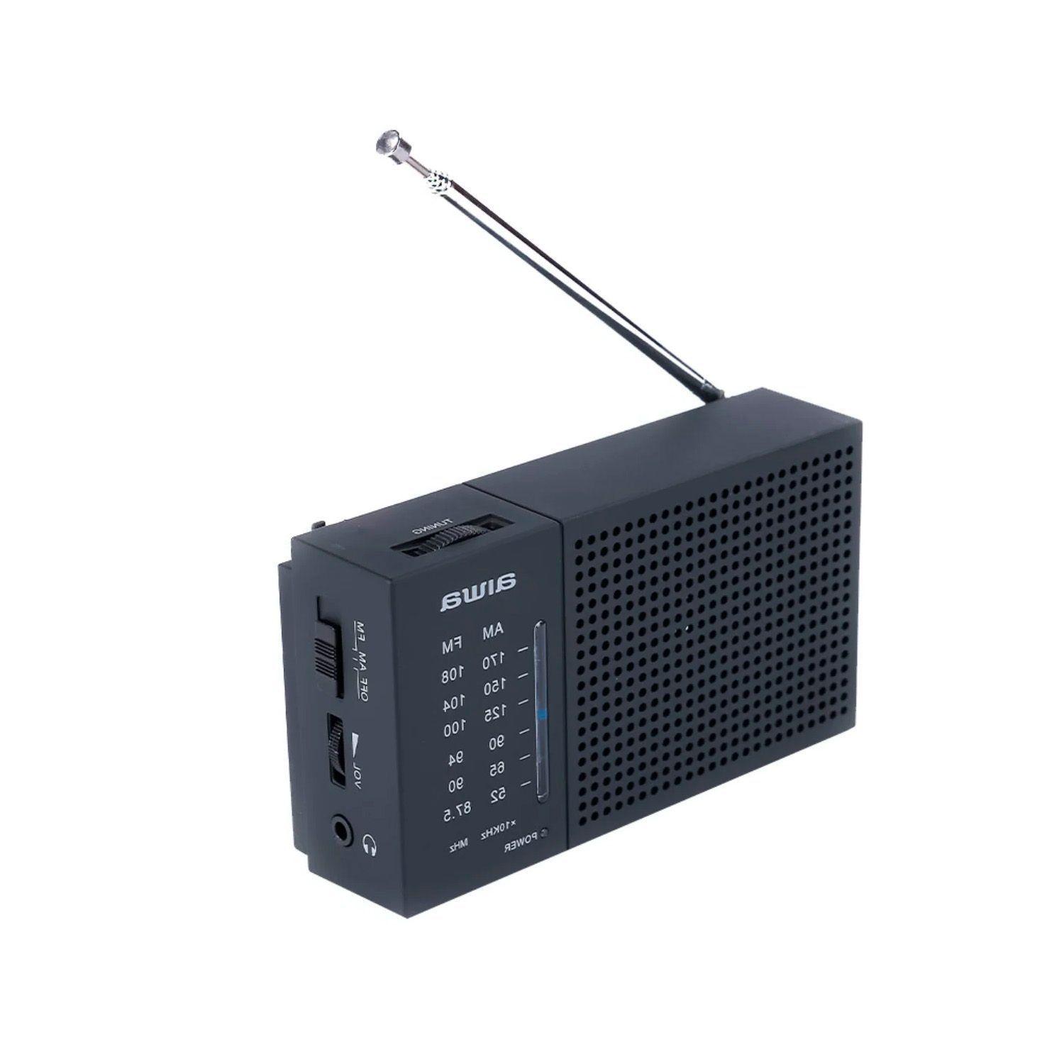 Radio Análoga Portátil Aiwa Aw-fml2 Fm-am Jack 3,5-2