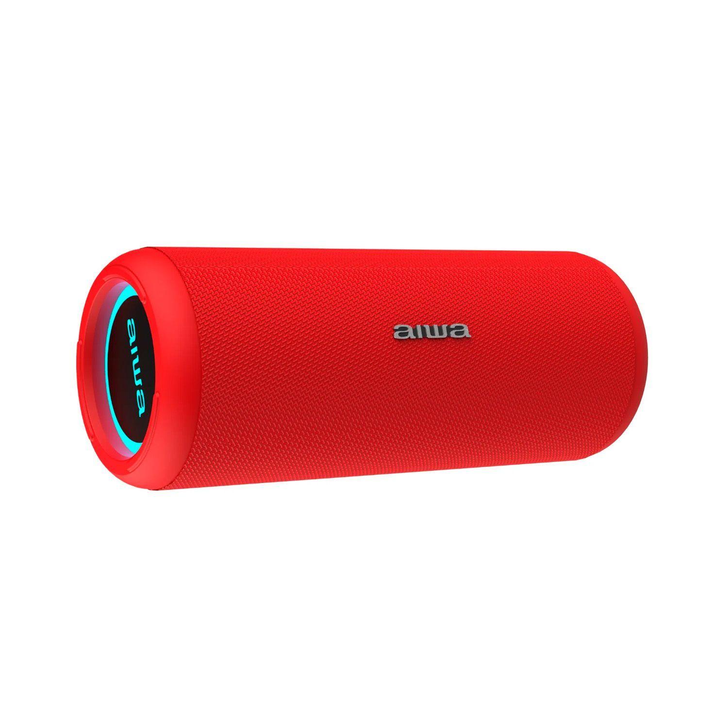 Parelante Portátil Inalámbrico Aiwa Aw-kf4 Tws Ipx6 10W Rojo-0