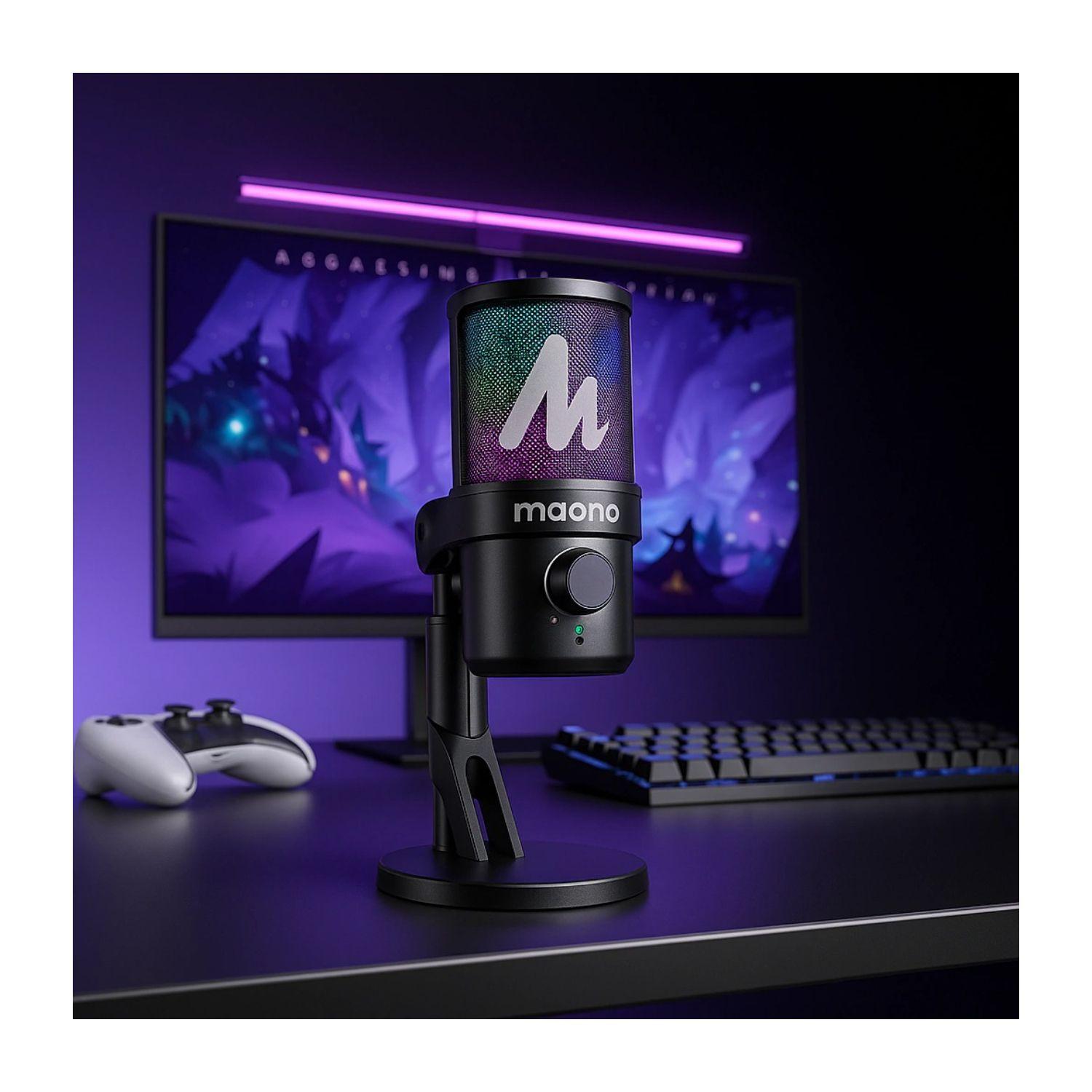 Micr fono Inalambrico Condensador Maono DM40 Pro USB C-3