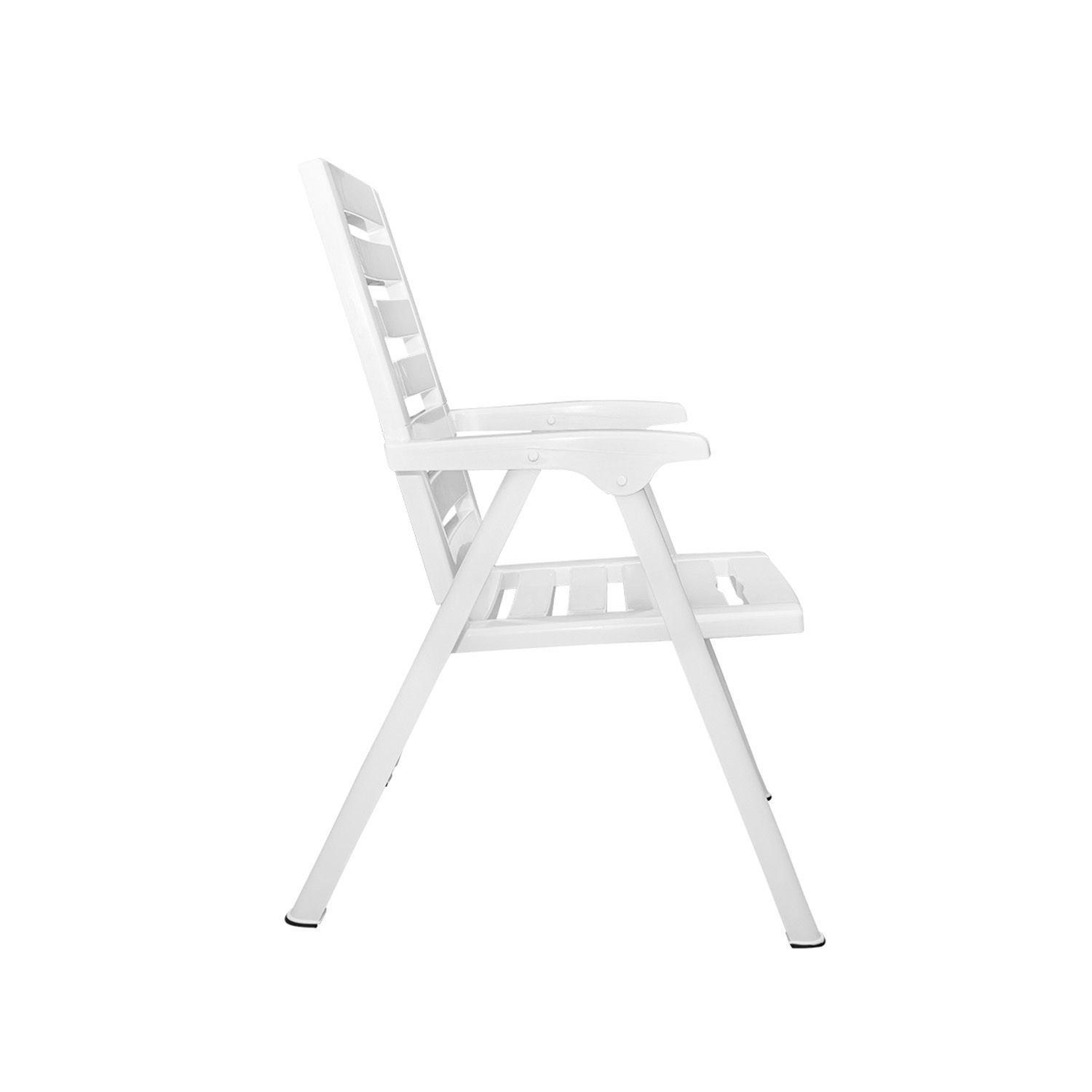 Pack 2 Sillas Terraza Plegable Sanmarino Blanca-2