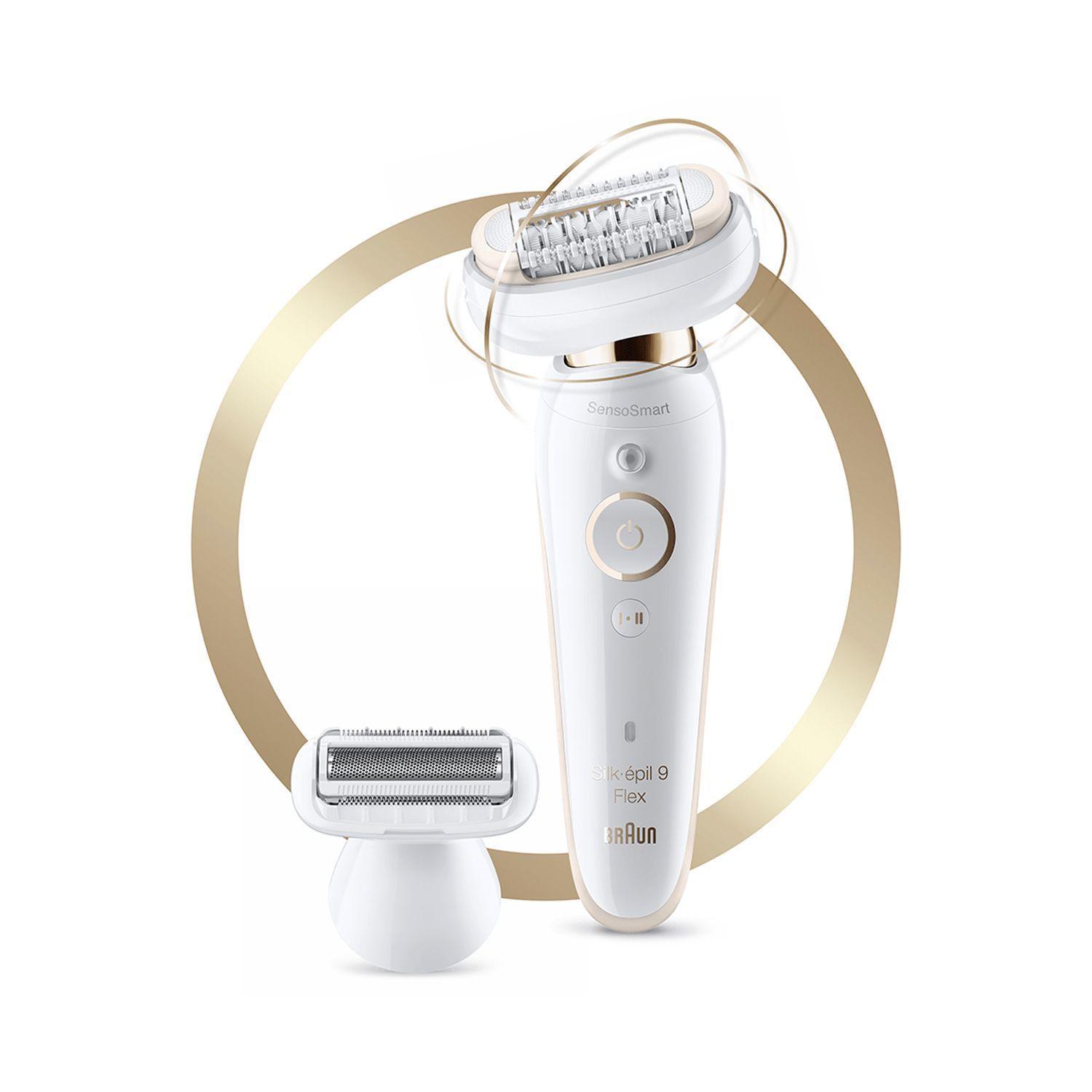 Depiladora Inalámbrica Braun Legepil SES9002 3D WHT/GOLD-0