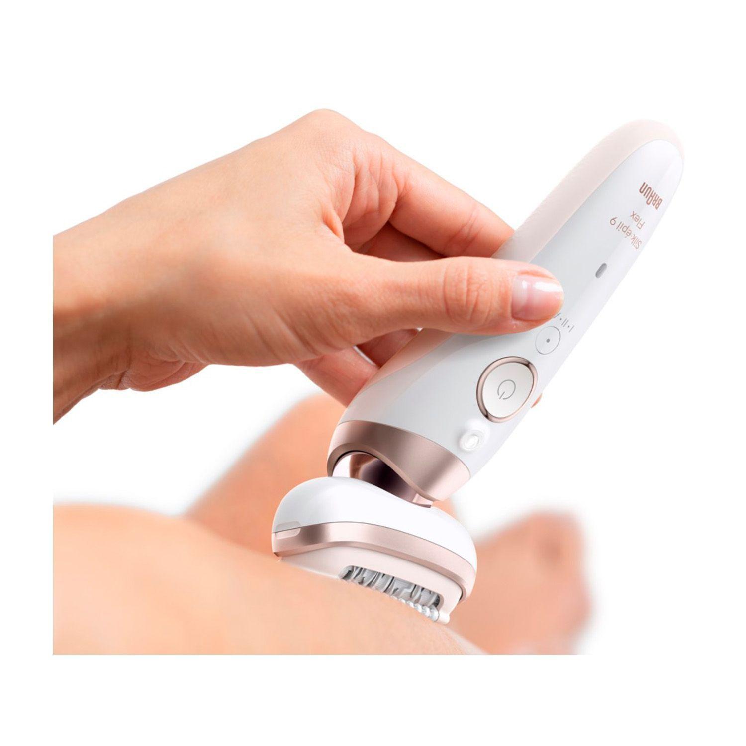 Depiladora Inalámbrica Braun Legepil SES9002 3D WHT/GOLD-1