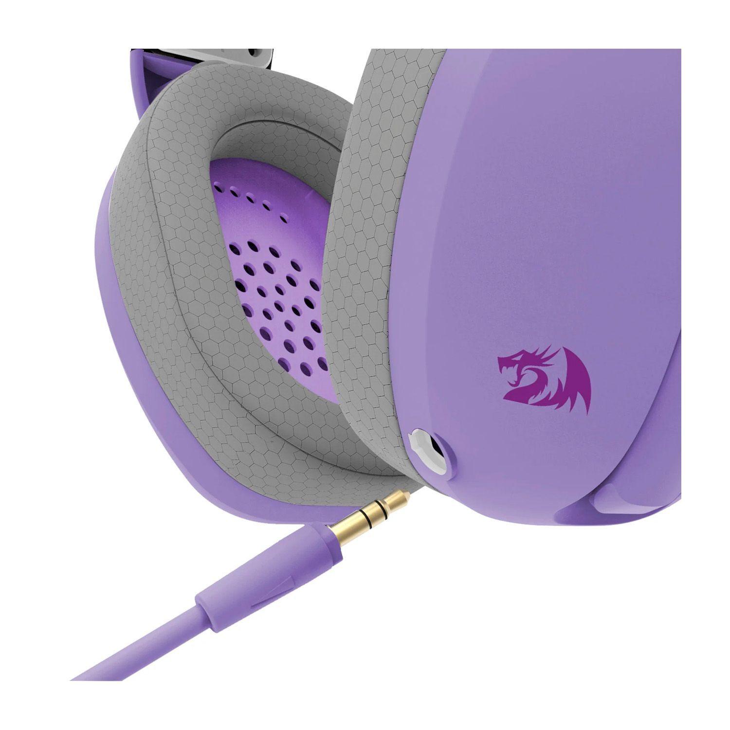 Audífonos Gamer Inalámbrico Redragon Ire H848PL Morado-2