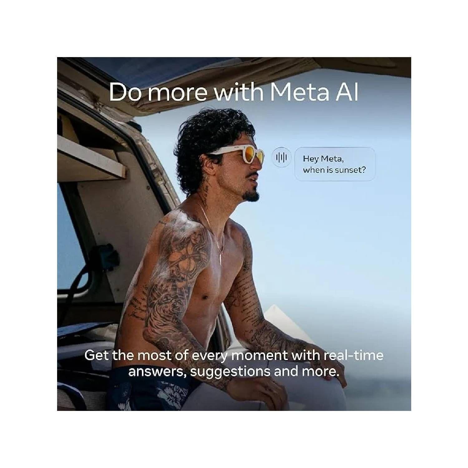 Lentes Inteligentes Oakley Meta HSTN Negro Polarizado Cámara y Audio-4