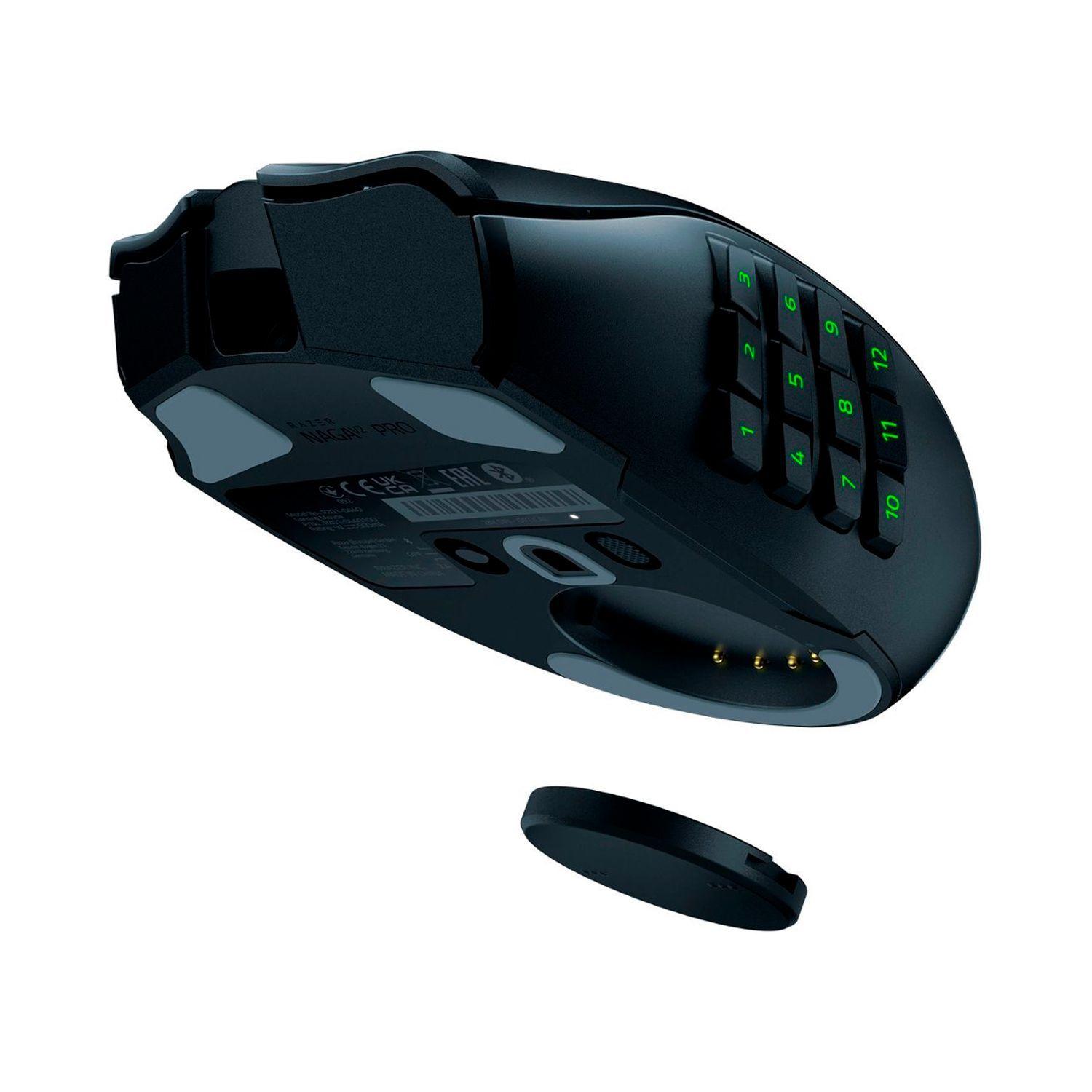 Mouse Inalámbrico Razer Naga V2 Pro RGB 12 bot-1