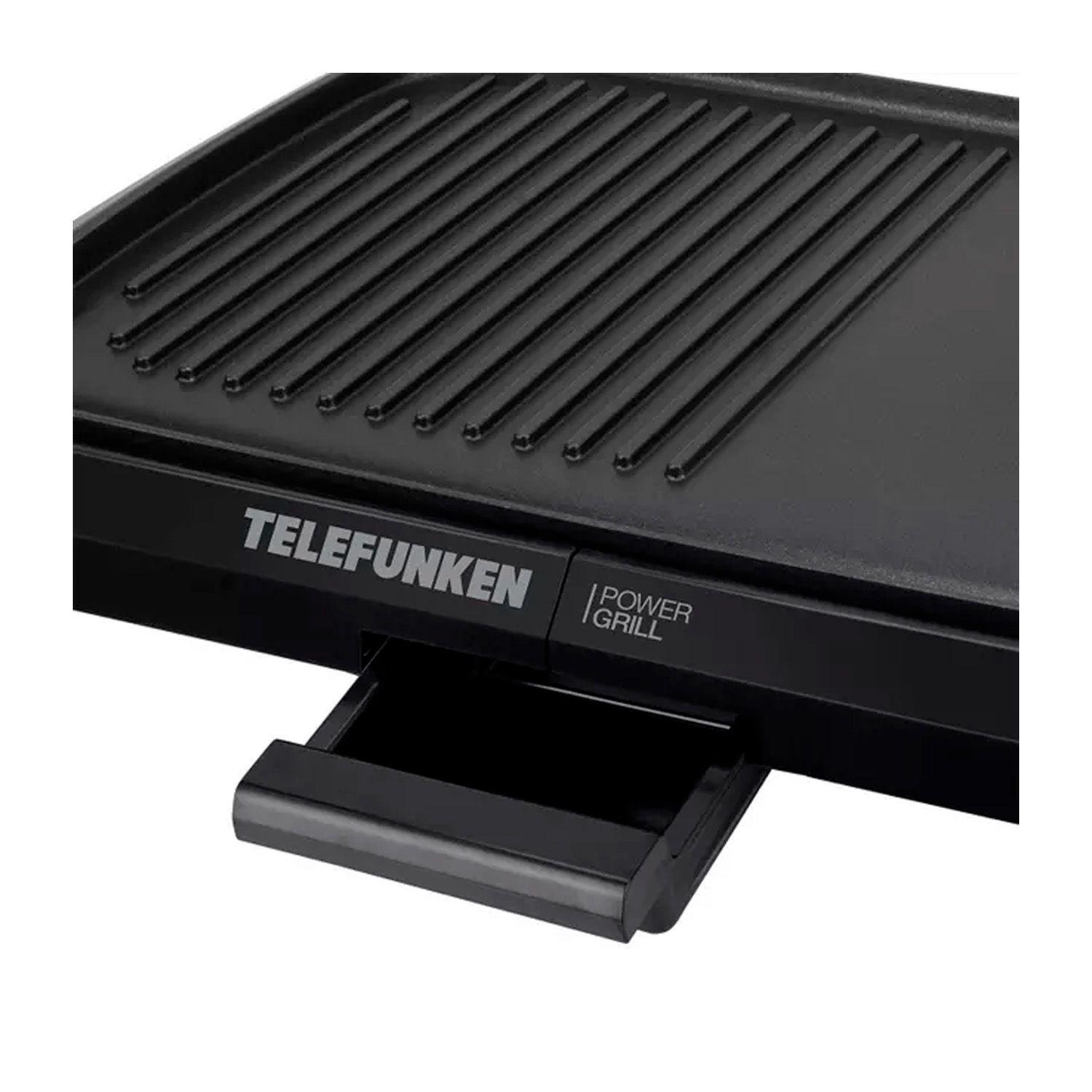 Parrilla Electrica Con Tapa Telefunken Power Grill 1600W-3