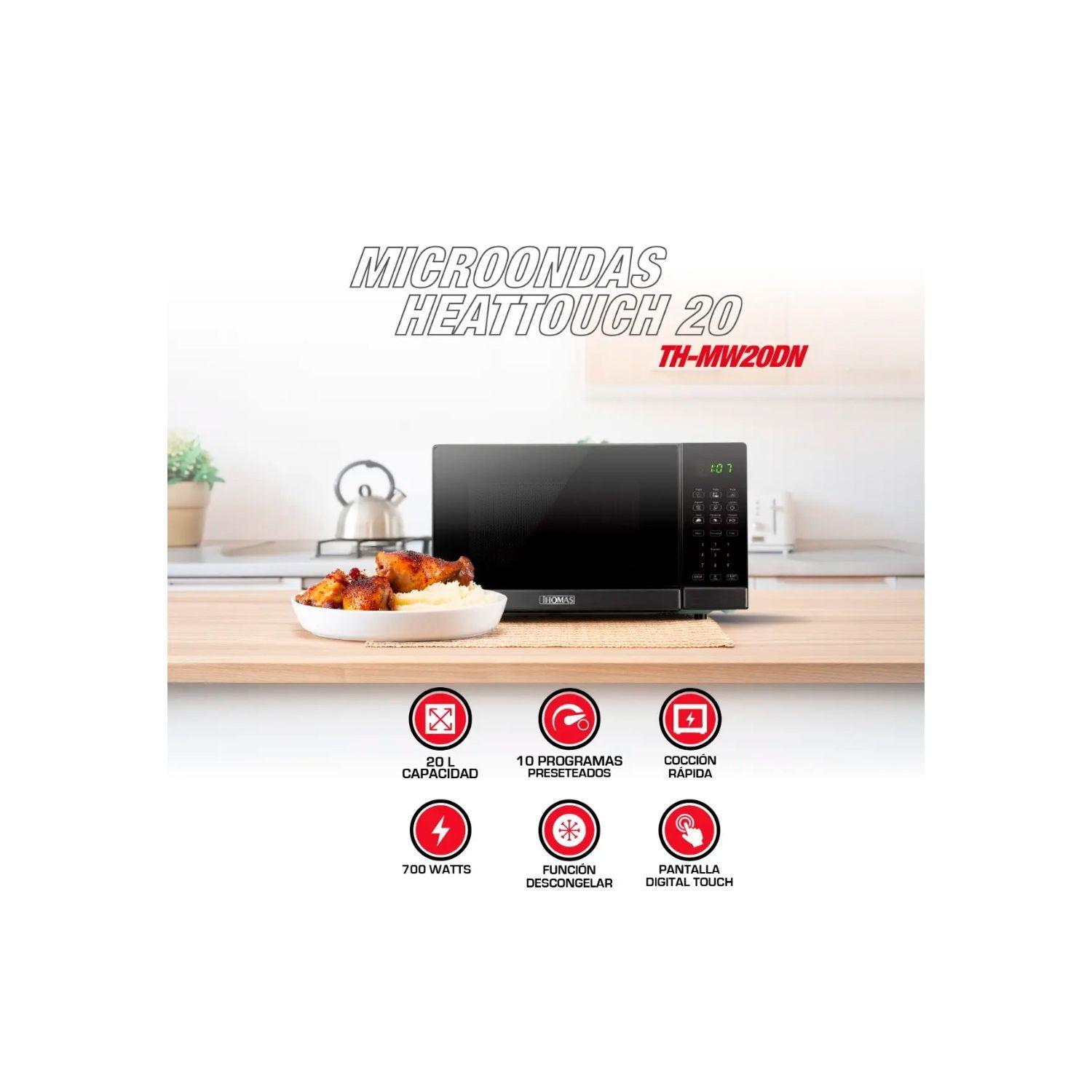 Microondas Thomas TH MW20DN HeatTouch 20 L 700W 10 Niv-3