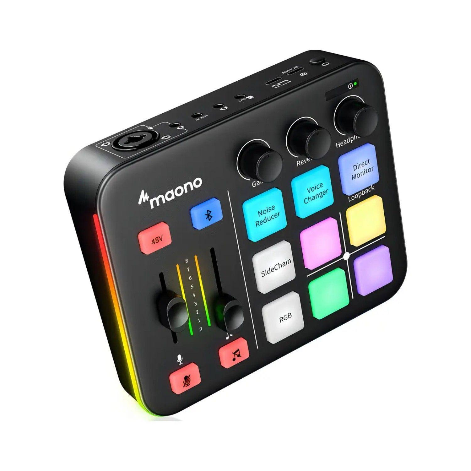 Interfaz de Audio Mixer Maono G1 Neo-3