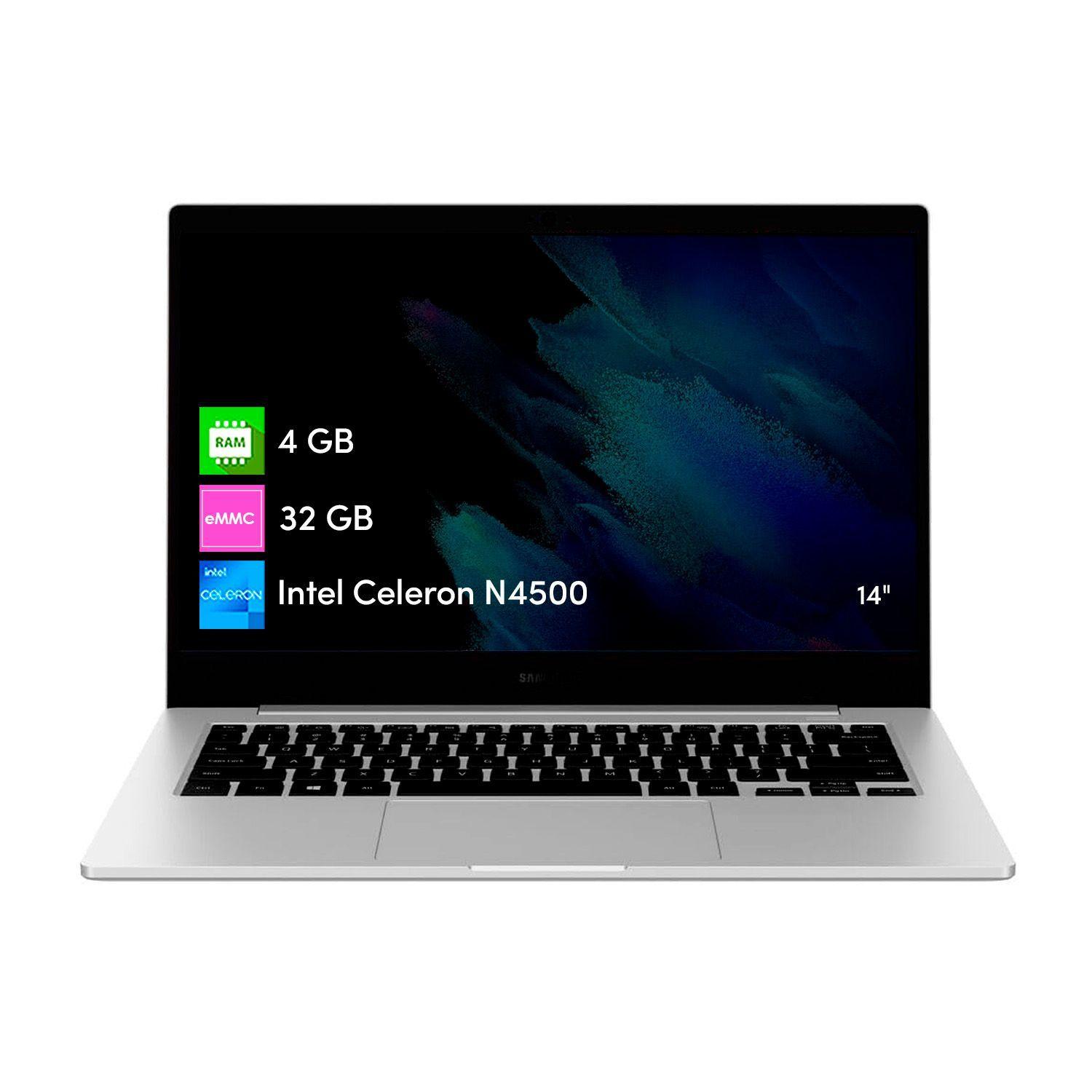 Notebook Chromebook Samsung Celeron 4GB 32GB Chrome OS 14"-0