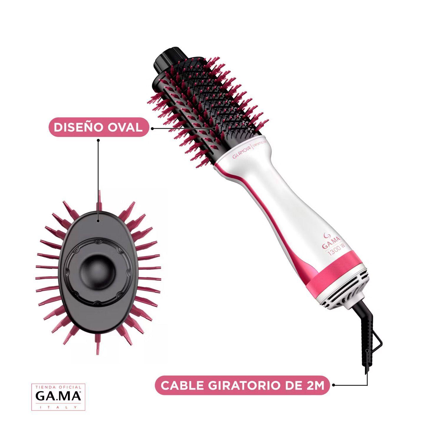 Cepillo Secador de Pelo Gama Glamour Pink Ceramic Ion 1300W-2