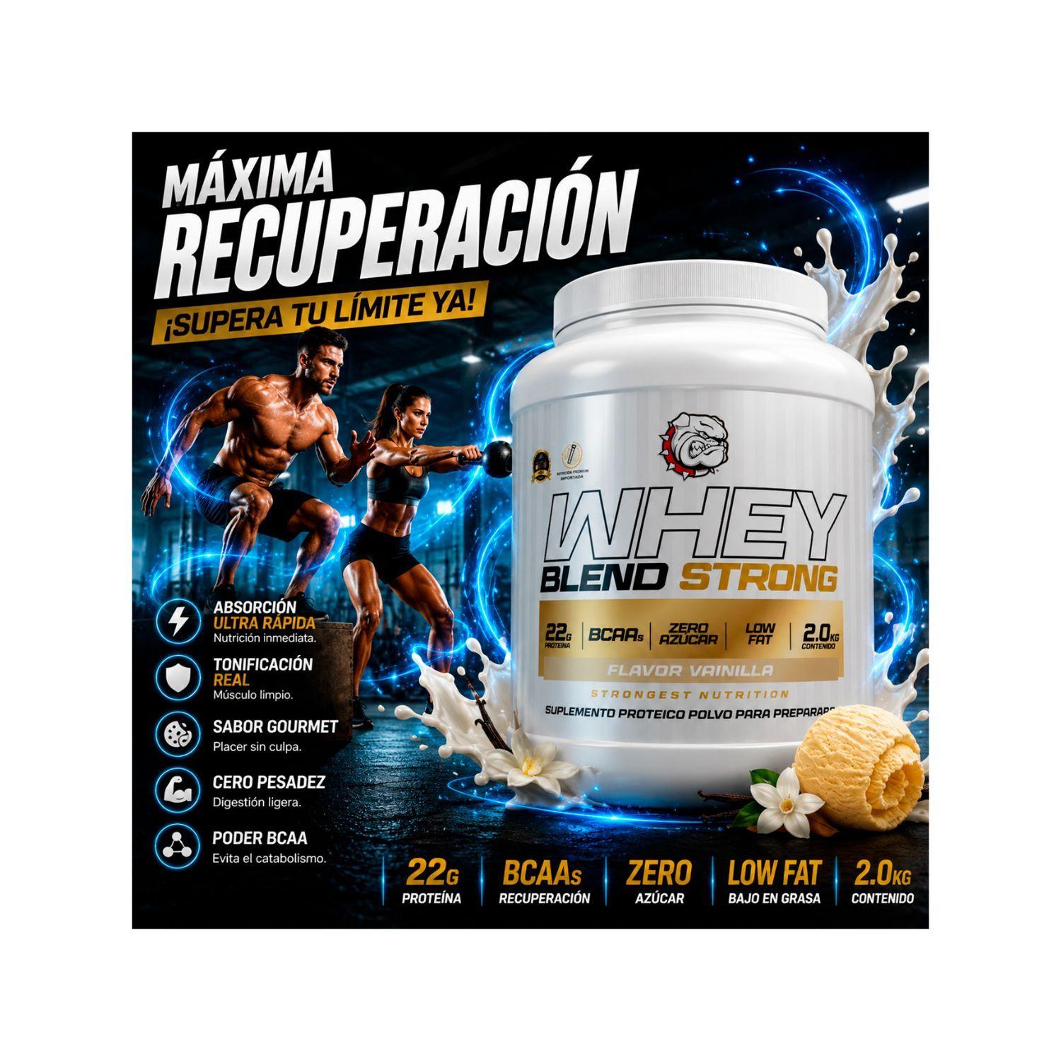 Proteina Whey Blend Strong 2kg Vainilla-1