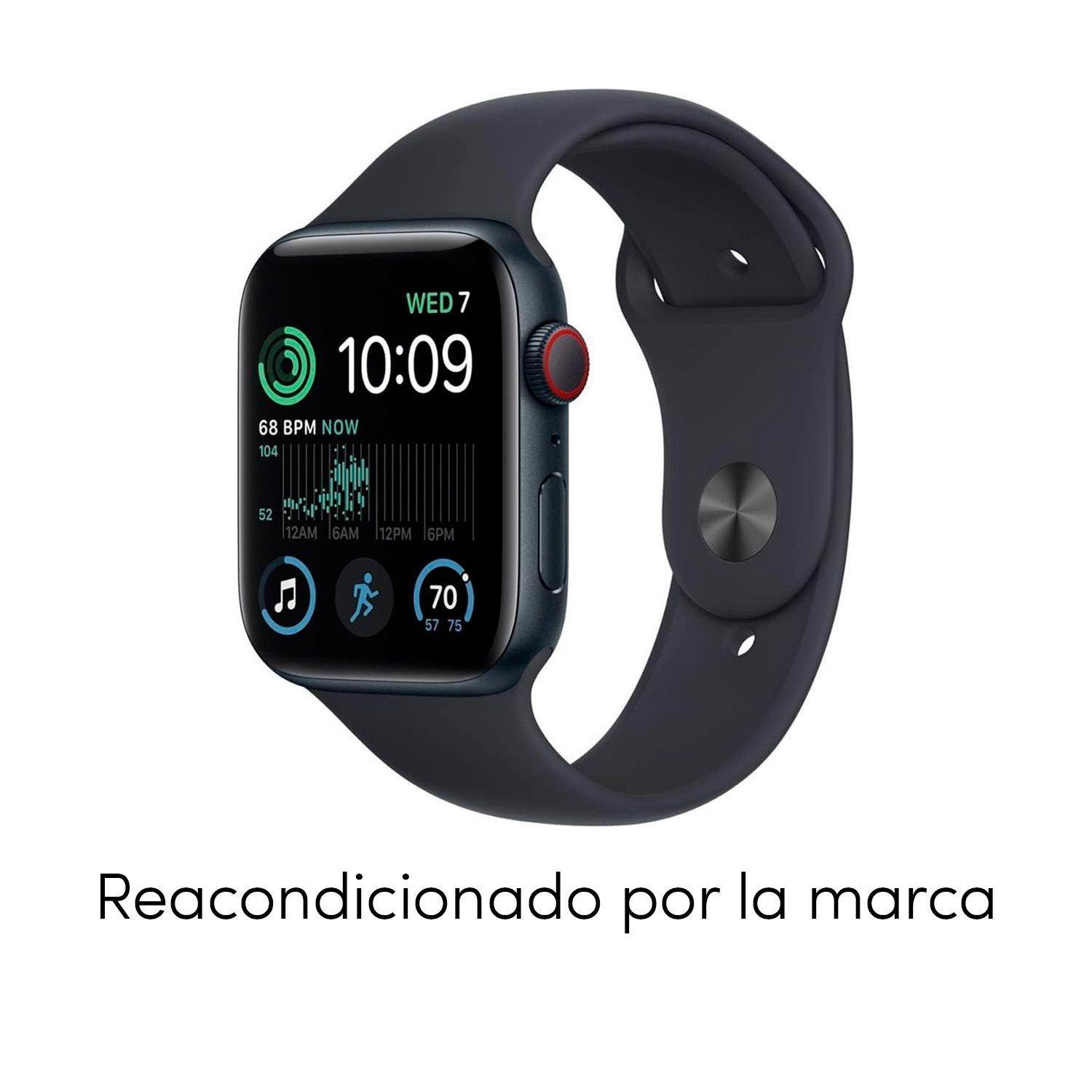 Reloj Apple Watch SE 2nd Gen GPS 44mm Midnight Aluminum Case Midnight Sport Band-1