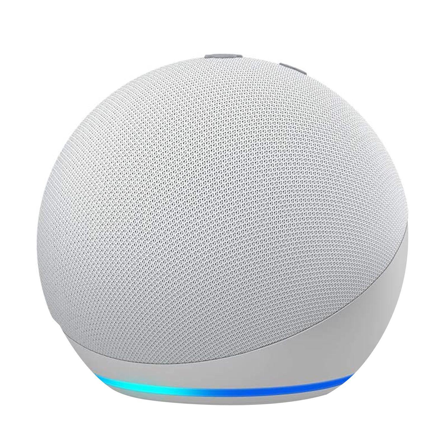 Asistente de Voz Amazon Echo Dot 4ta Gen con Reloj Blanco-2