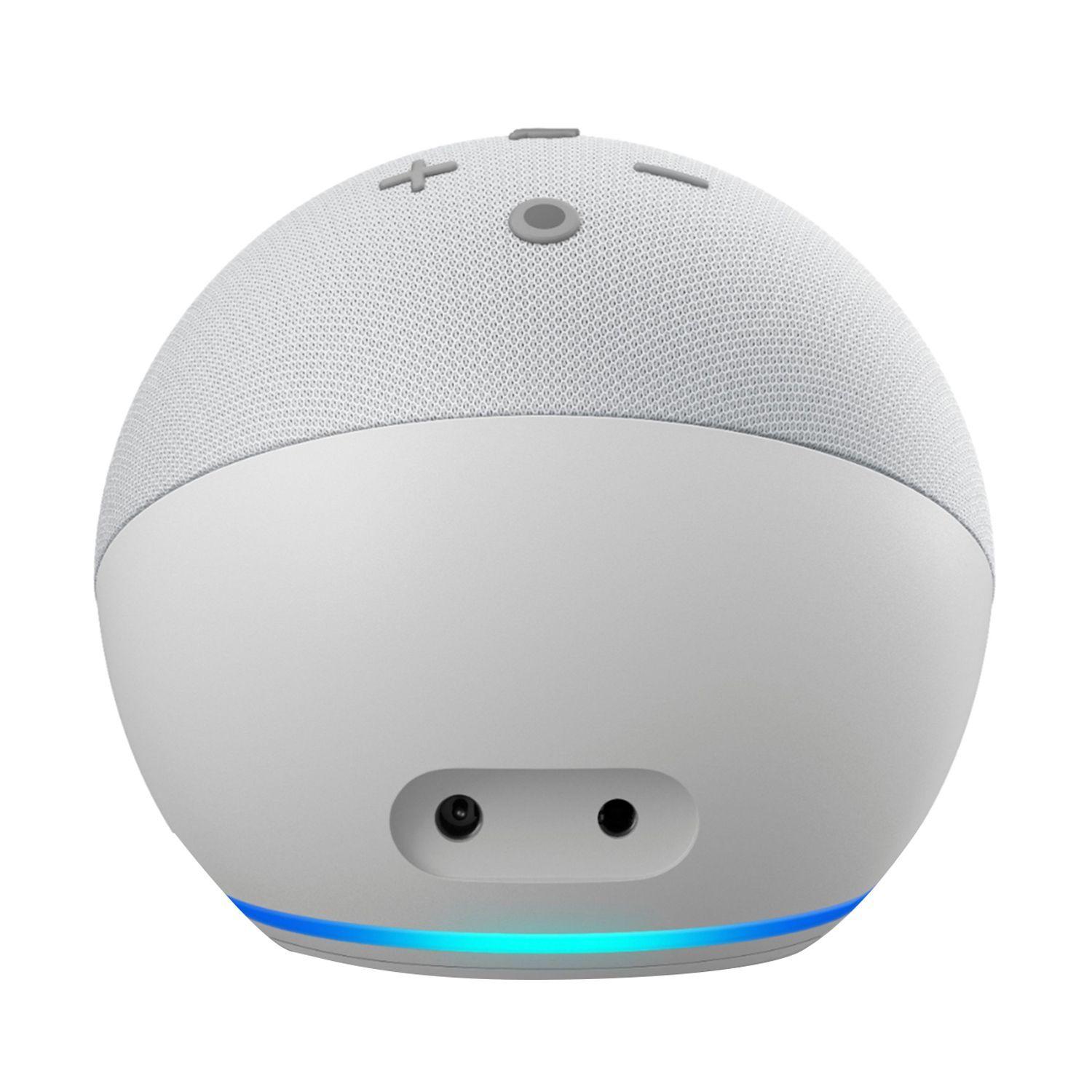 Asistente de Voz Amazon Echo Dot 4ta Gen con Reloj Blanco-3