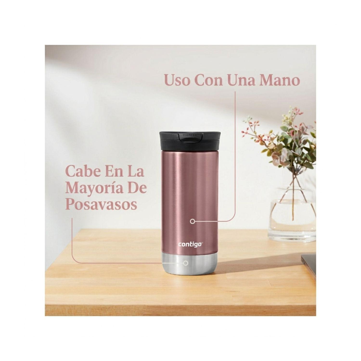 Vaso Termico Contigo Huron 473ml Frio y Caliente Rosado-3