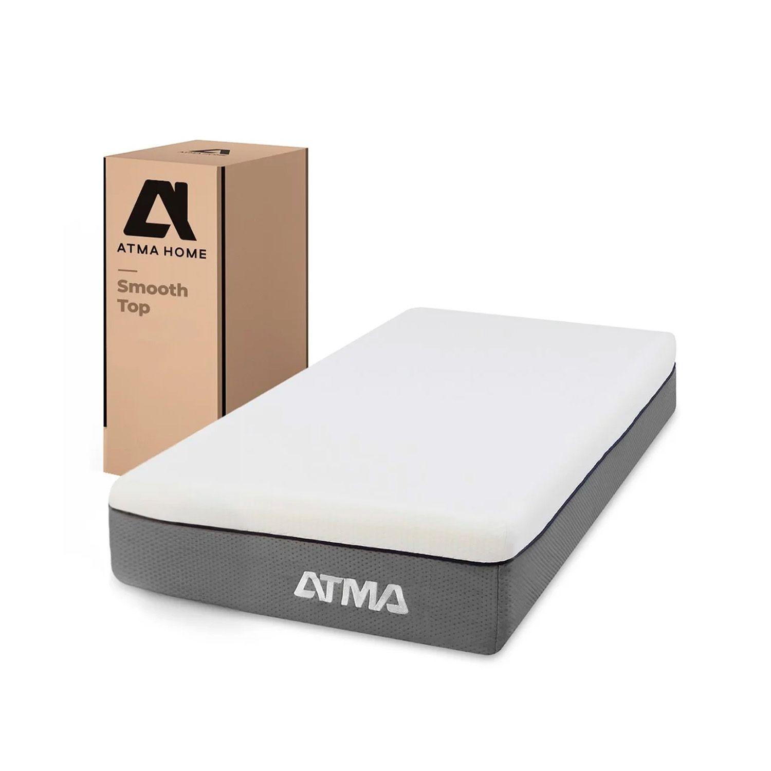 Colchon de Espuma Atma Smooth Top Individual 1.5 Plaza 105x190-0