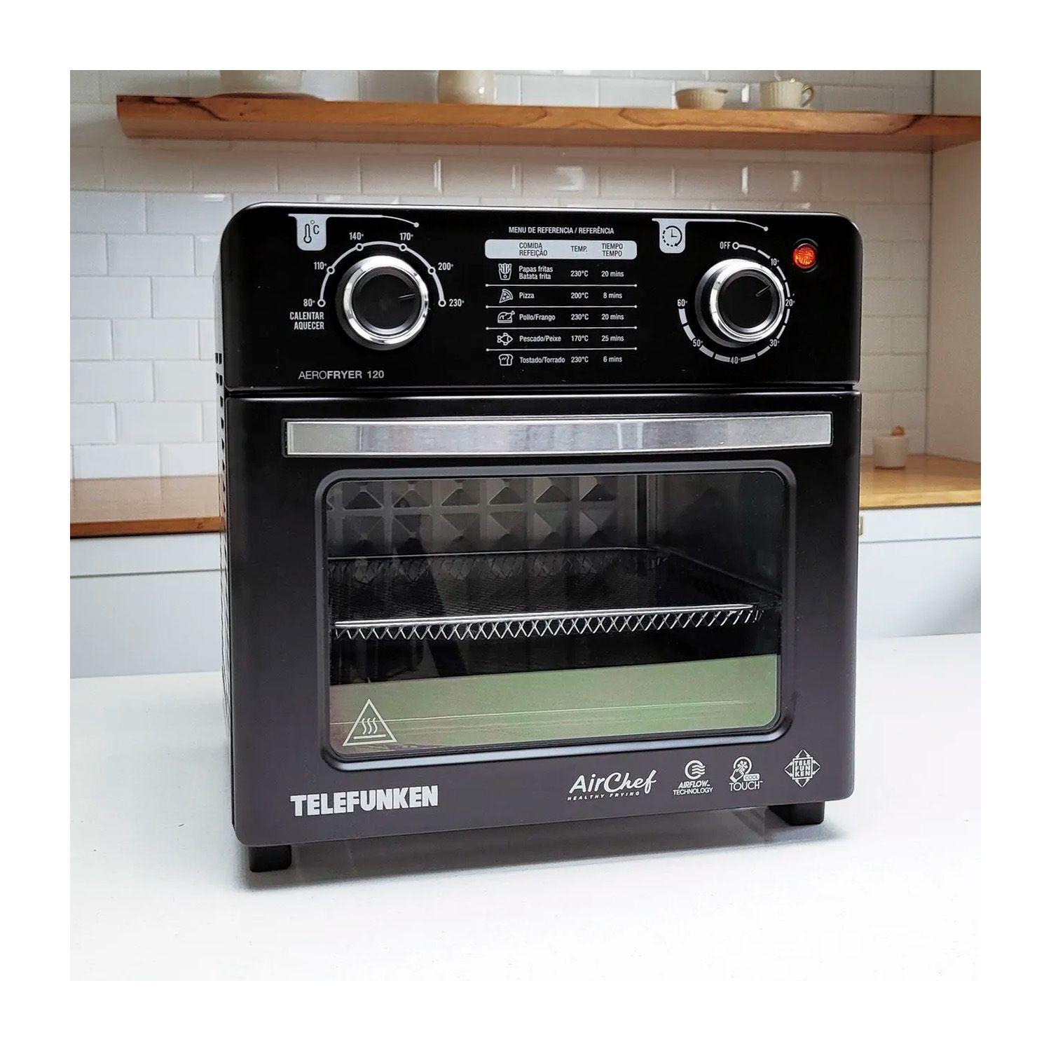 Horno Freidora de Aire Telefunken 12L Aerofryer 120-2