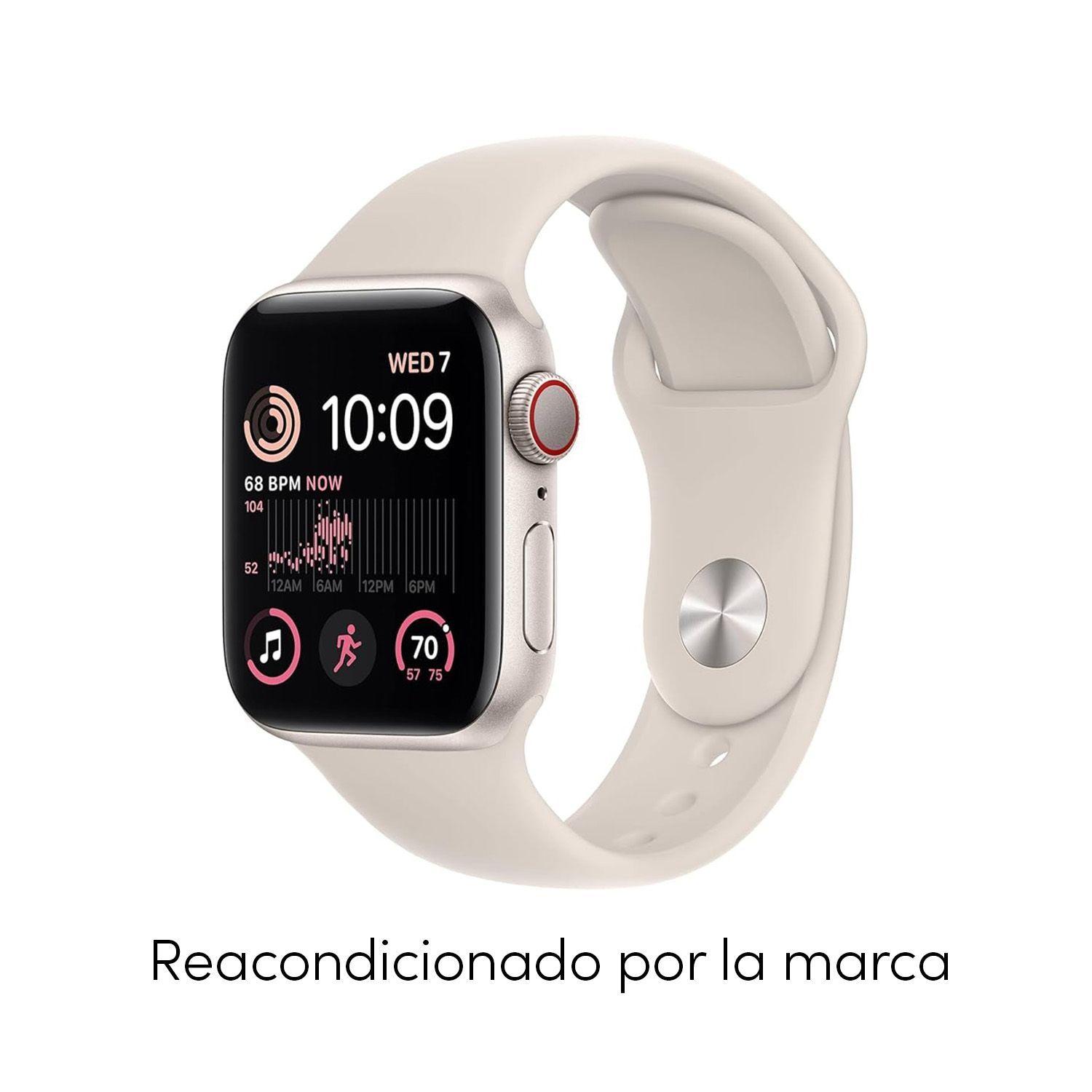 Apple Watch SE GPS 2da Gen 40mm Caja Aluminio Correa Starlight-4